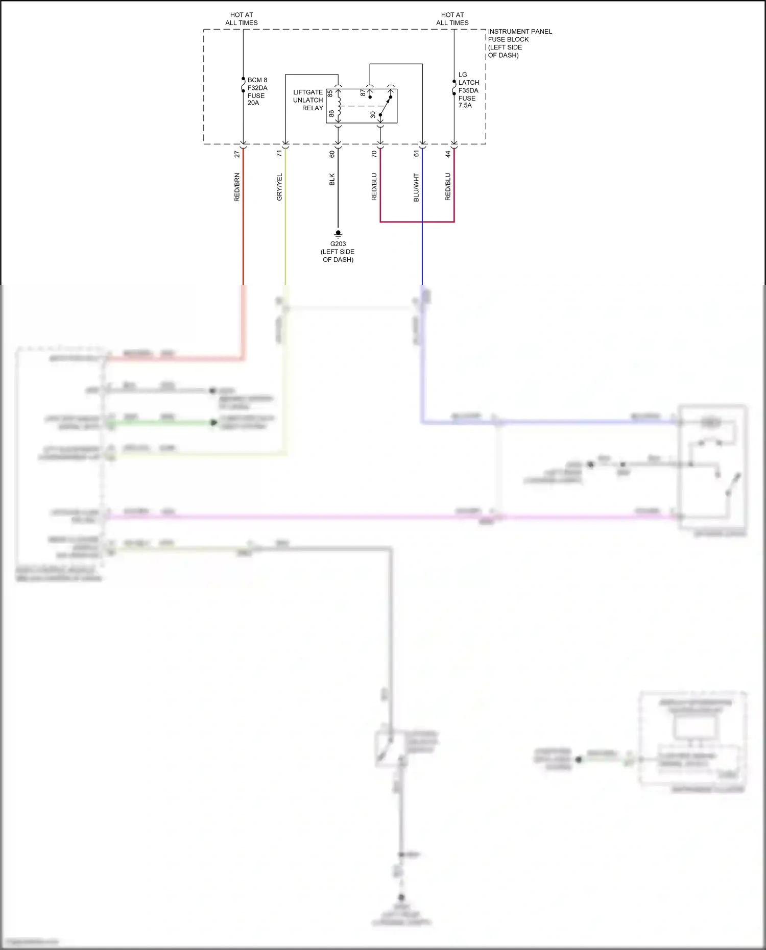 GMC Terrain II facelift (2021-2024) computer data lines system wiring diagram  (96 of 109)