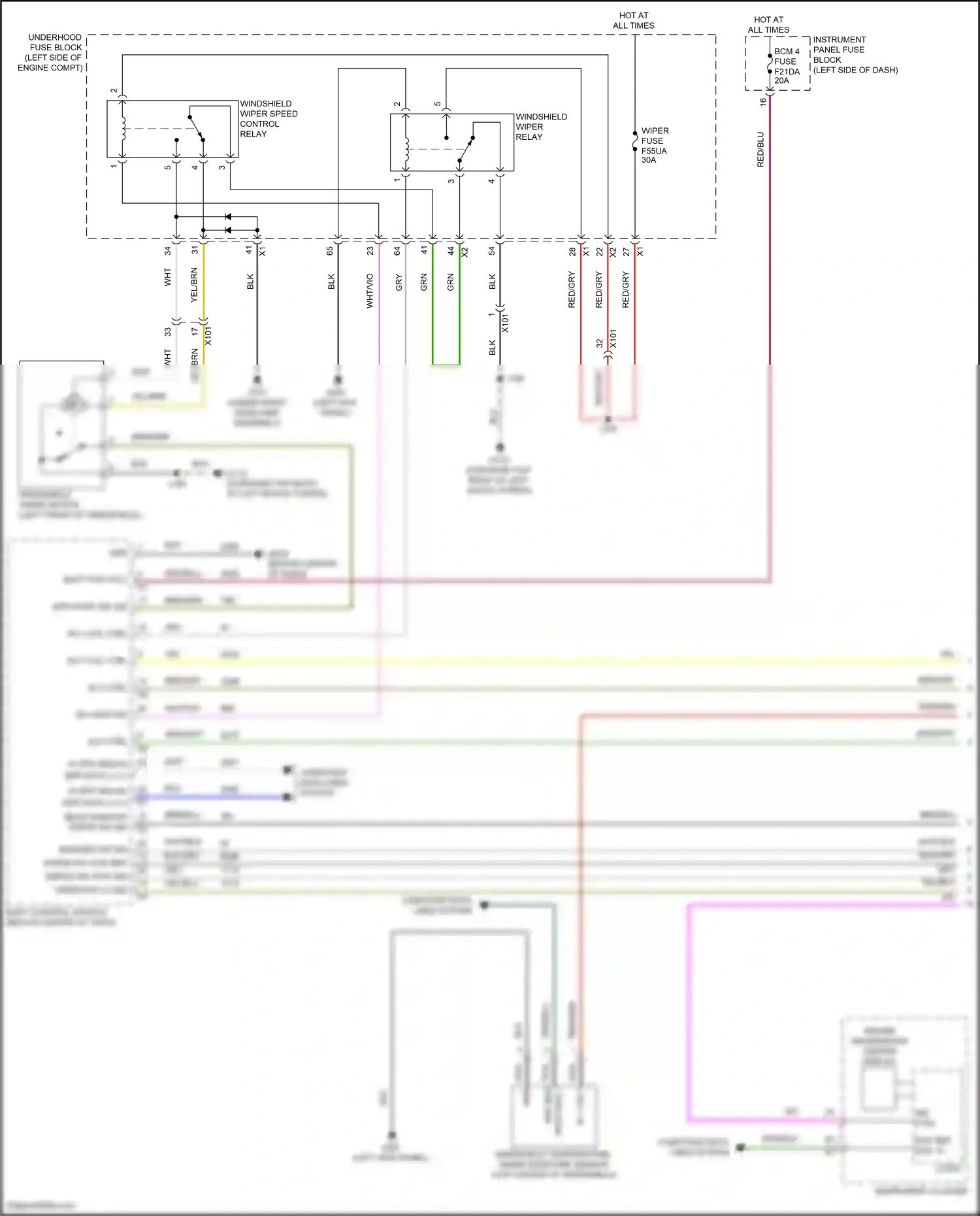 GMC Terrain II facelift (2021-2024) computer data lines system wiring diagram  (20 of 109)