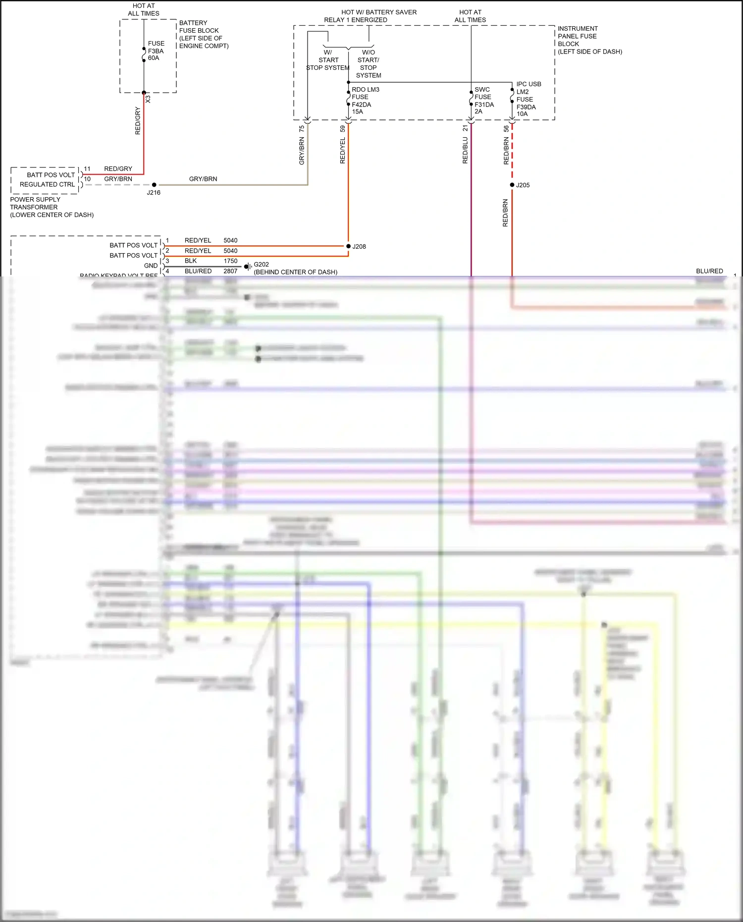 GMC Terrain II facelift (2021-2024) computer data lines system wiring diagram  (73 of 109)