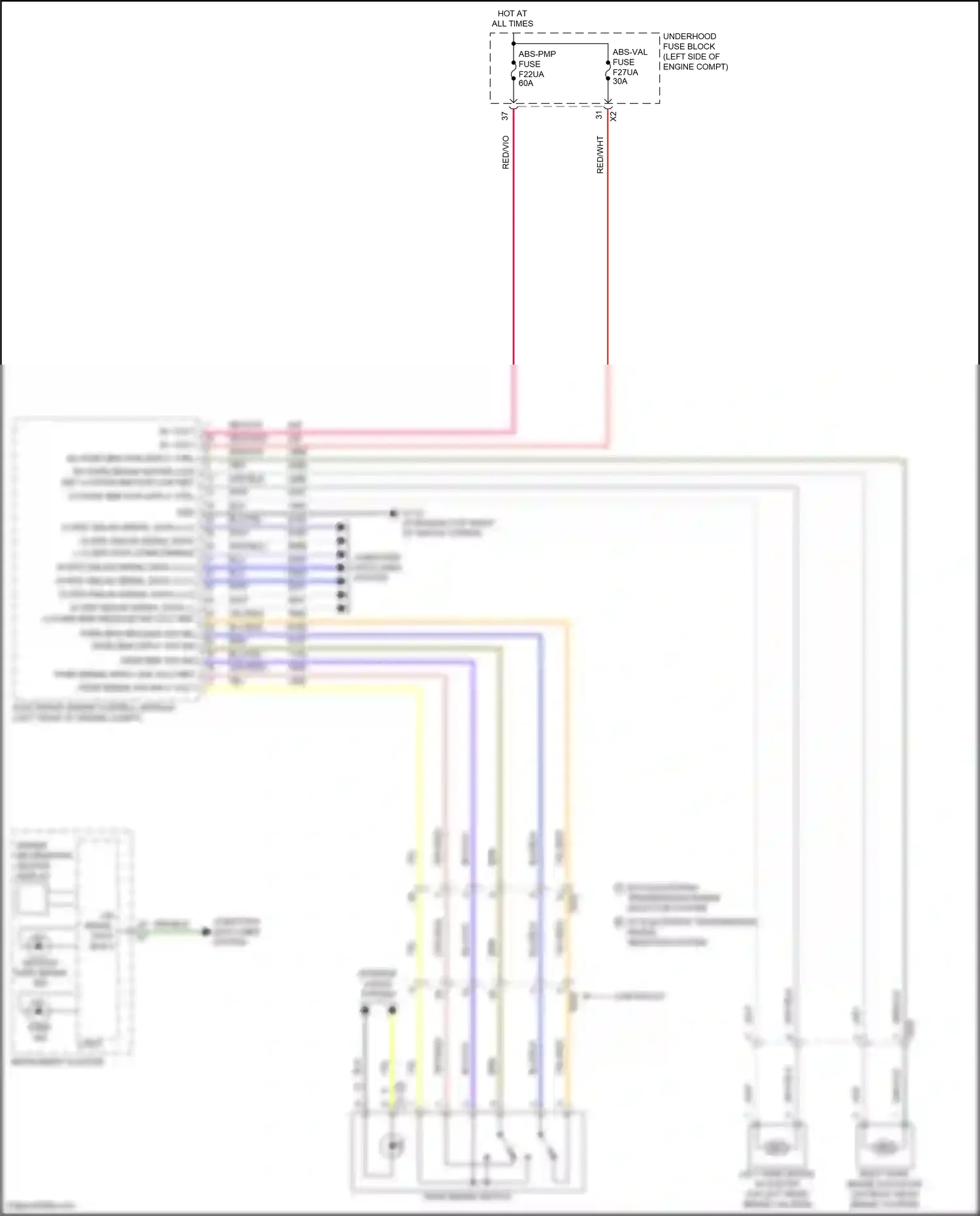 GMC Terrain II facelift (2021-2024) computer data lines system wiring diagram  (26 of 109)