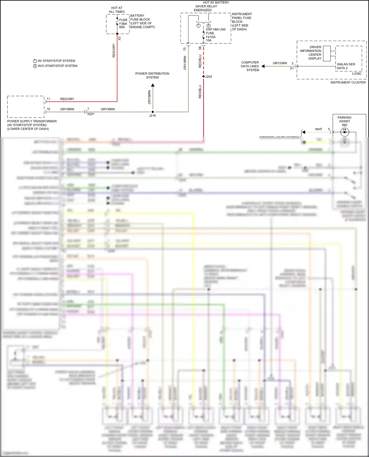 GMC Terrain II facelift (2021-2024) computer data lines system wiring diagram  (78 of 109)