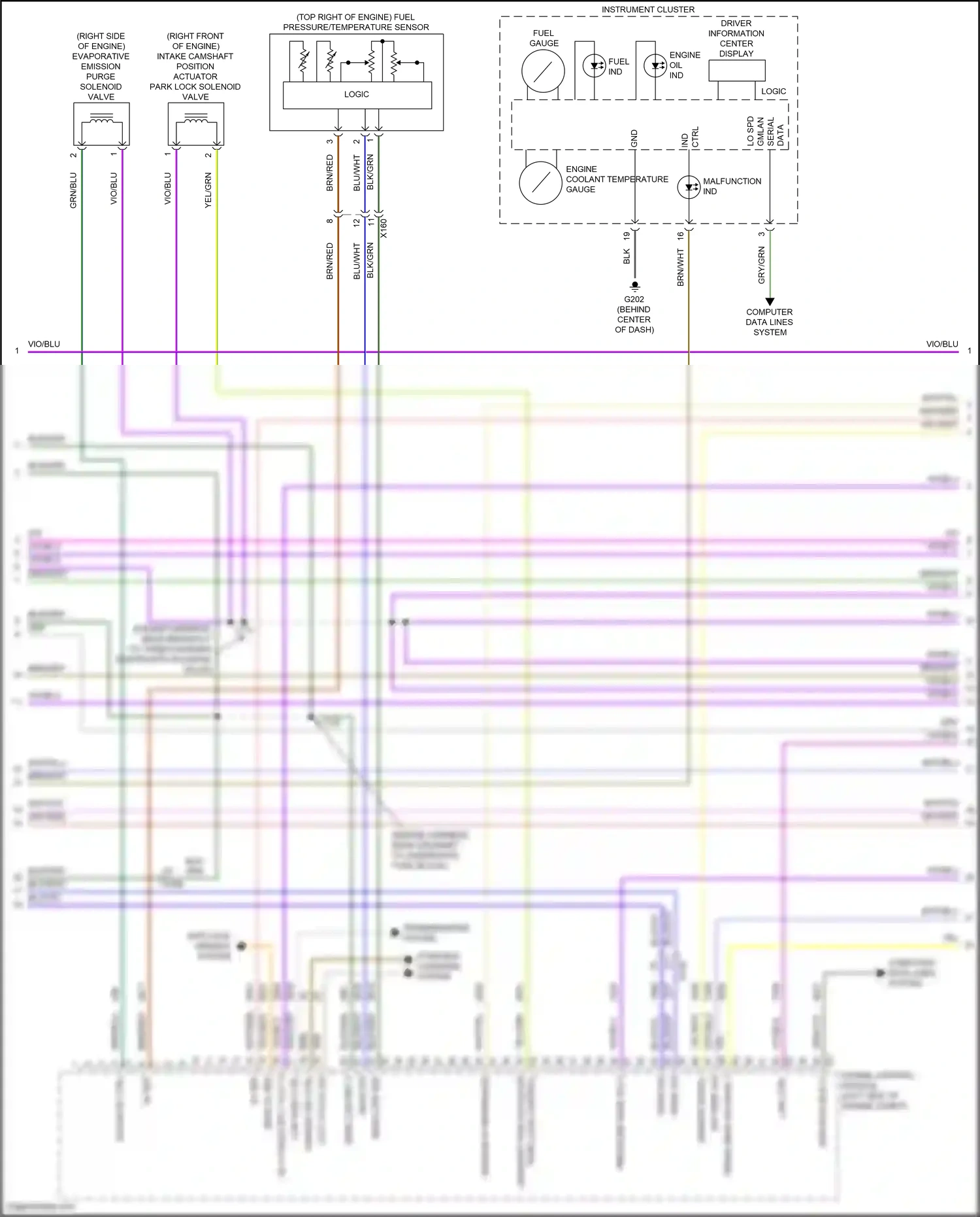 GMC Terrain II facelift (2021-2024) engine control module wiring diagram  (18 of 19)