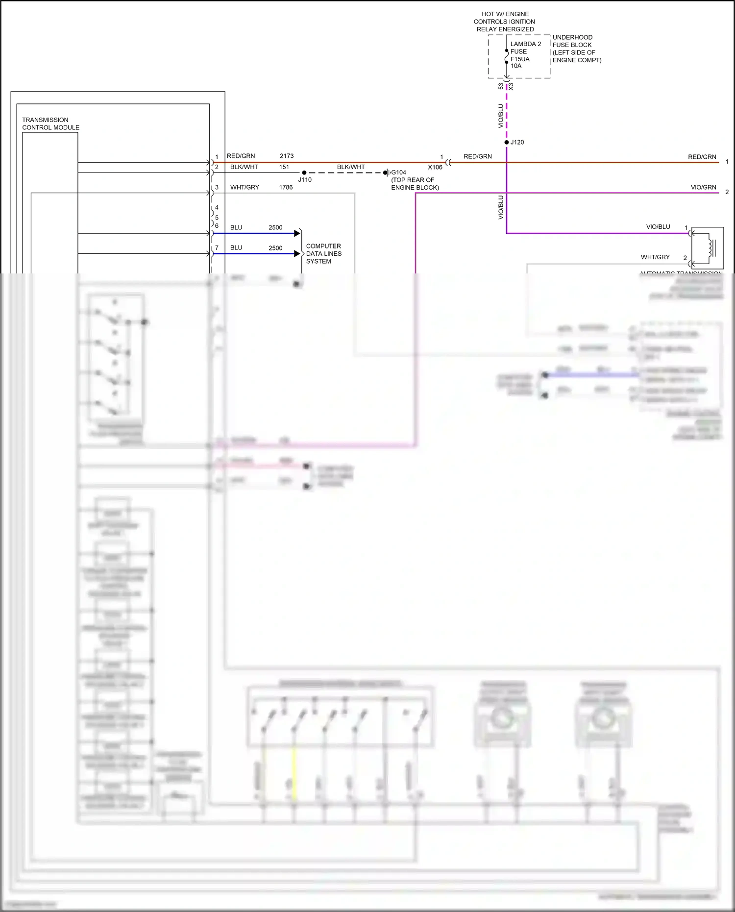 GMC Terrain II facelift (2021-2024) engine control module wiring diagram  (11 of 19)
