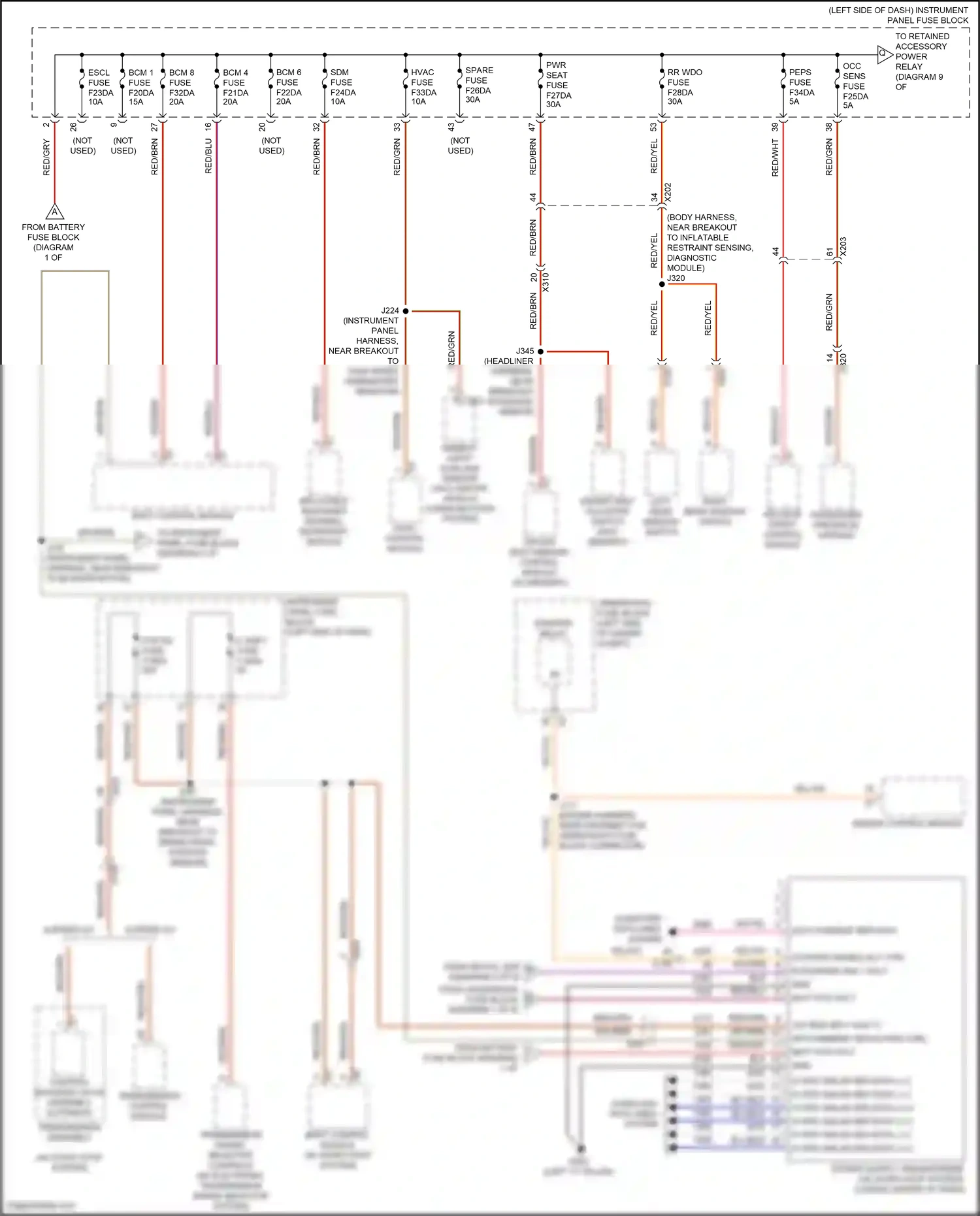 GMC Terrain II facelift (2021-2024) engine control module wiring diagram  (8 of 19)
