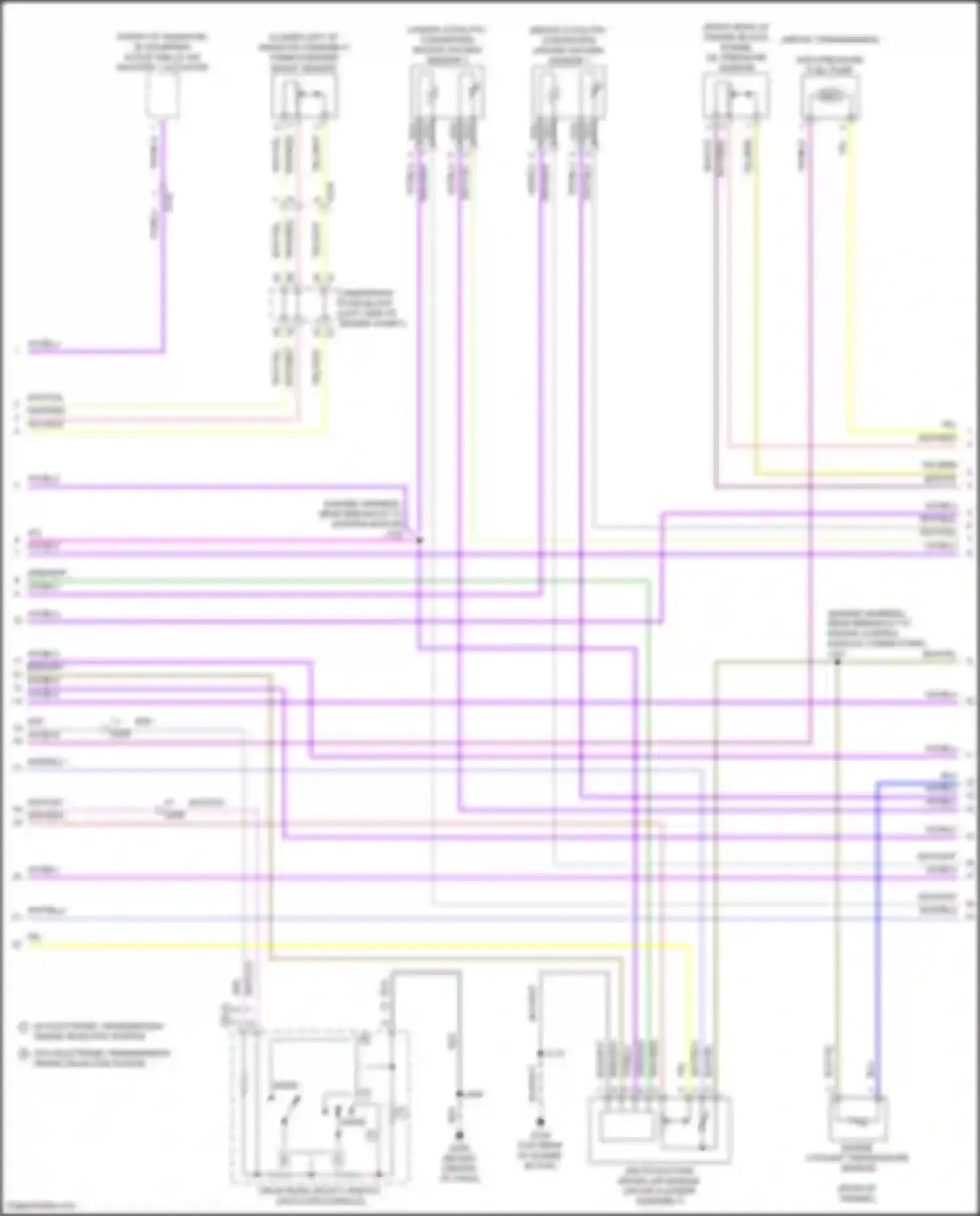 Wiring diagram engine oil pressure sensor for GMC Terrain II facelift (2021-2024) (3 of 3)