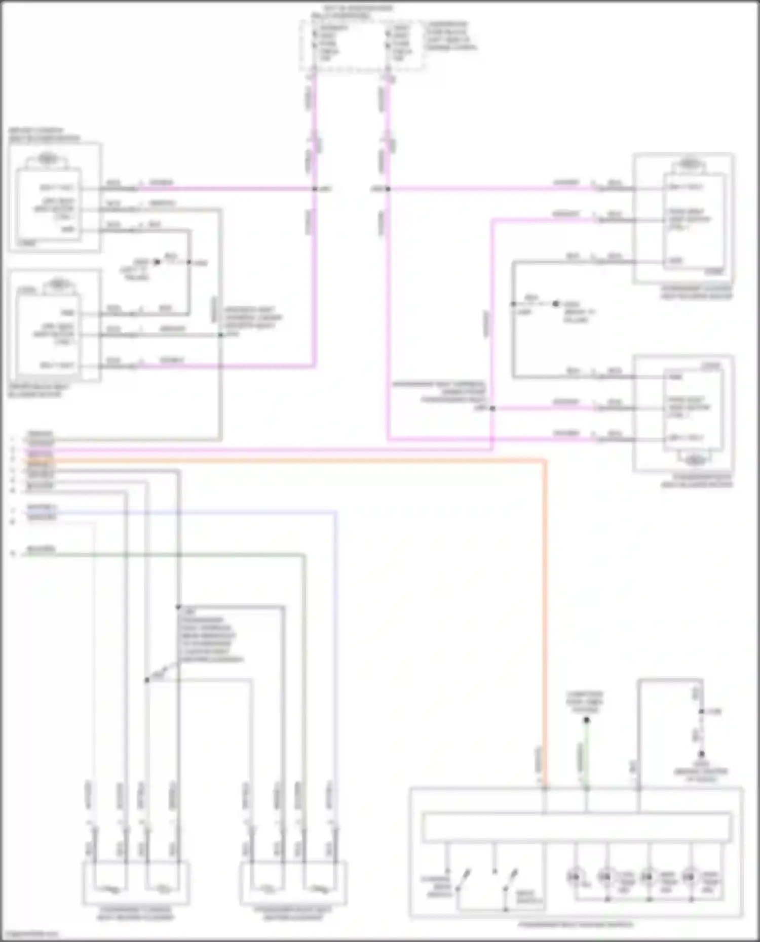 Wiring diagram hot w/ ignition main relay energized for GMC Terrain II facelift (2021-2024) (16 of 19)