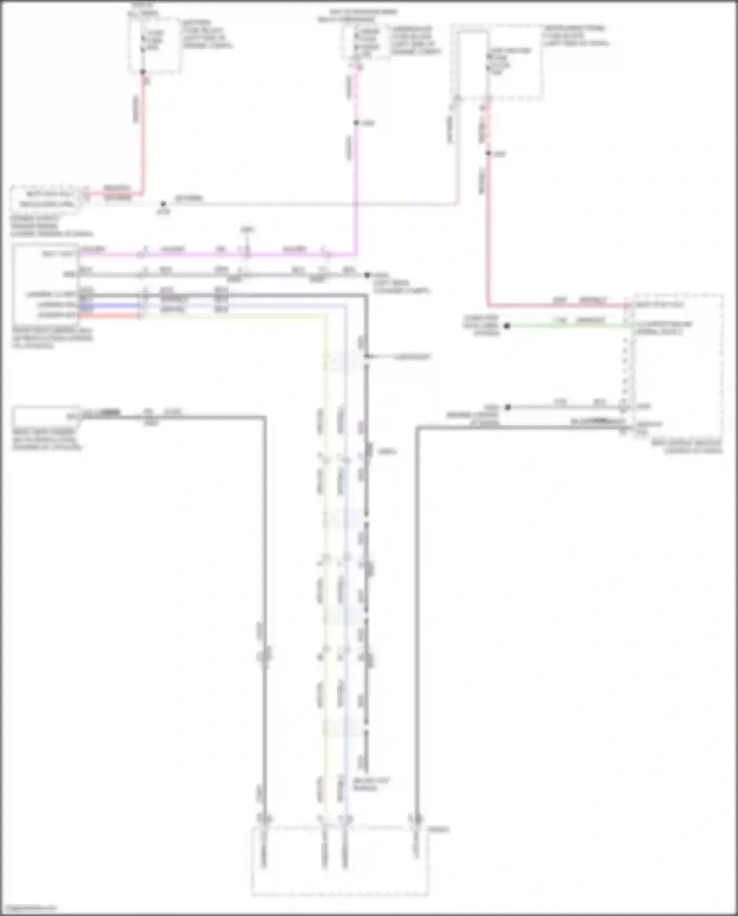 Wiring diagram hot w/ ignition main relay energized for GMC Terrain II facelift (2021-2024) (8 of 19)