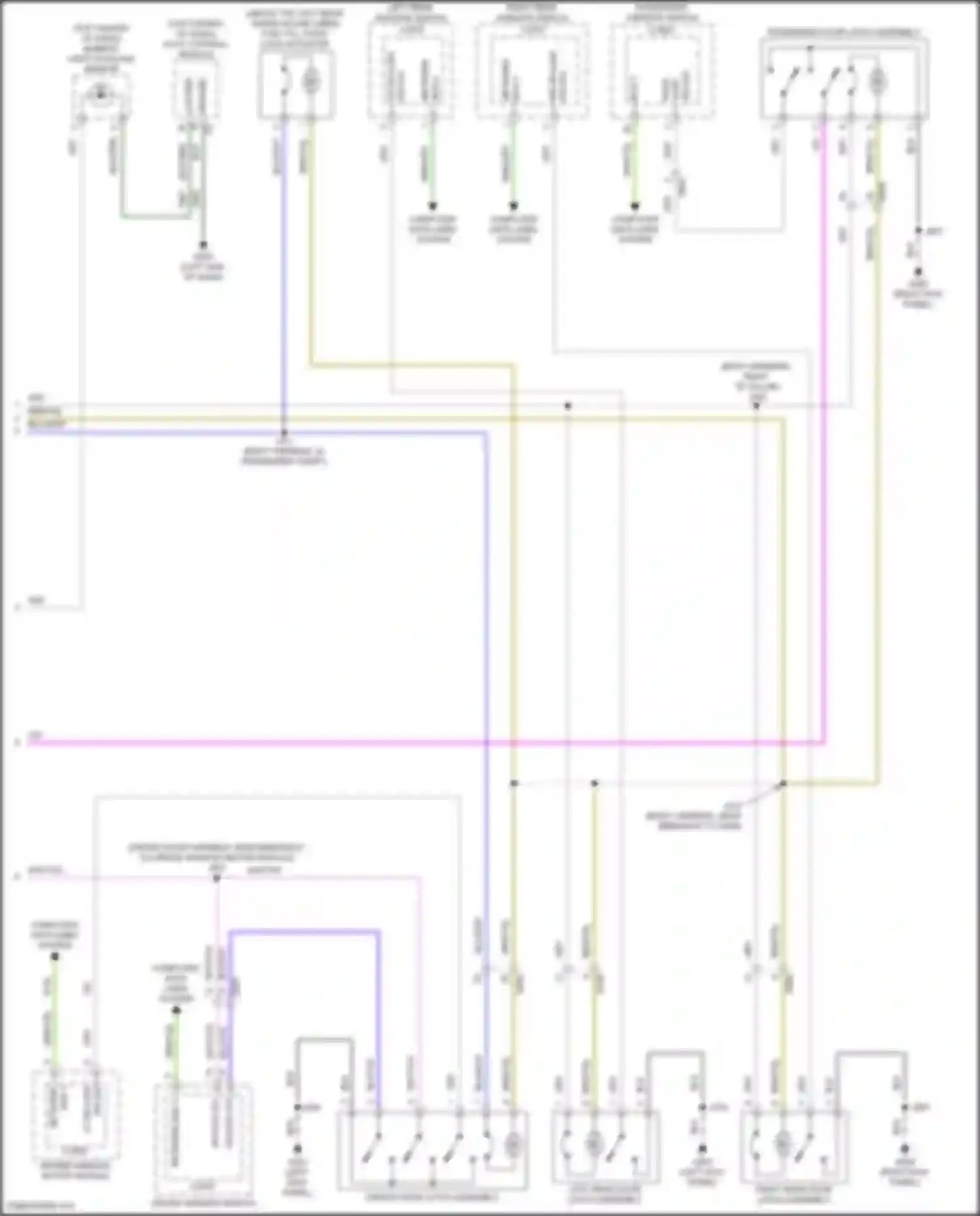 Wiring diagram lf dr ajar for GMC Terrain II facelift (2021-2024) (1 of 4)