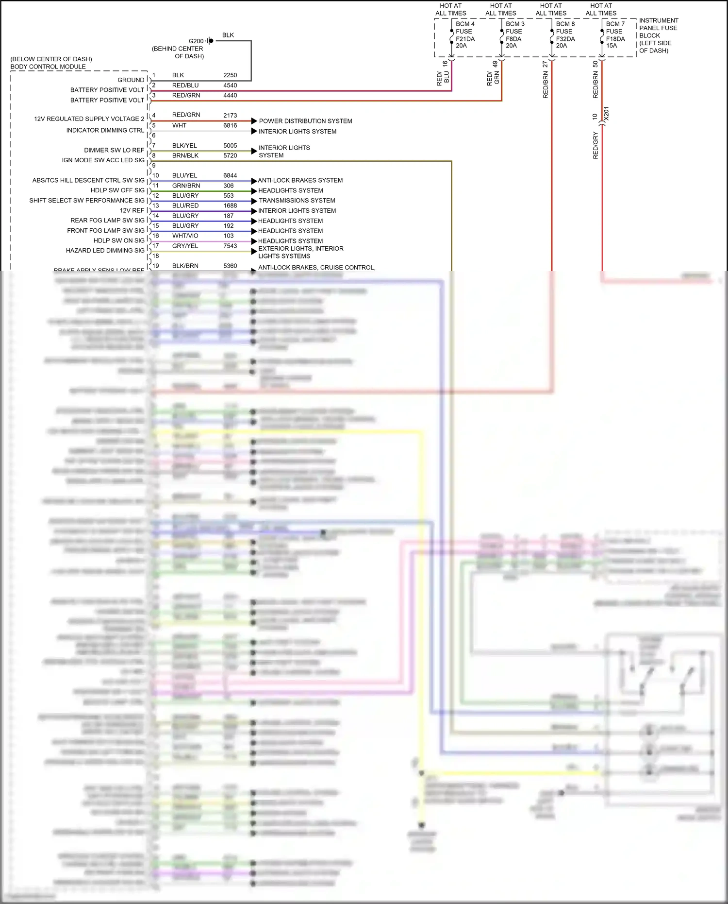 GMC Terrain II facelift (2021-2024) stop/start indicator ctrl wiring diagram  (1 of 1)