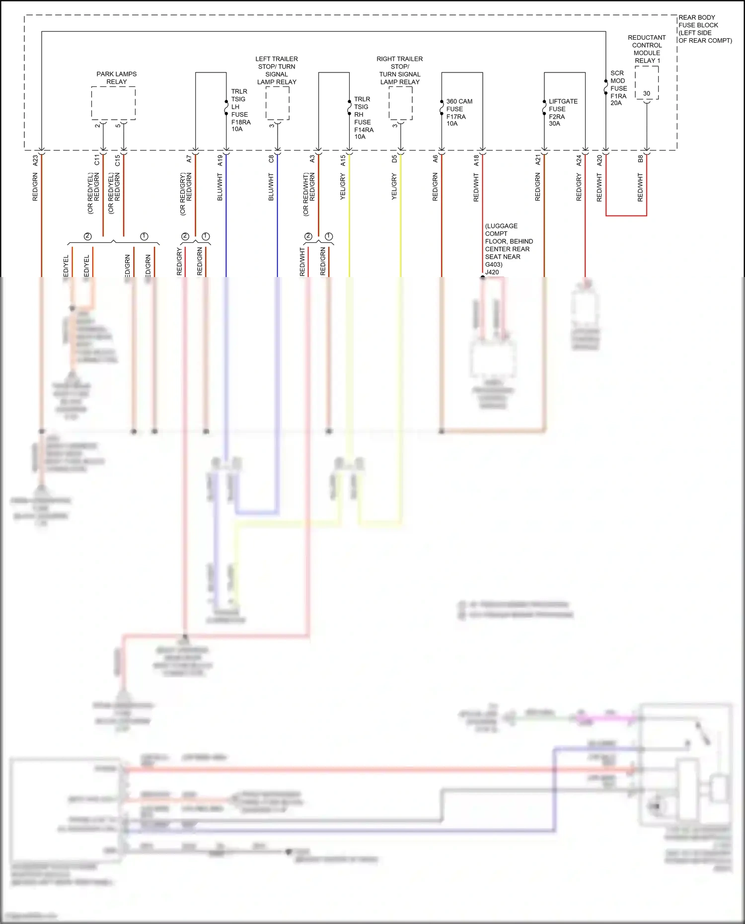 GMC Terrain II facelift (2021-2024) video processing control module wiring diagram  (4 of 4)