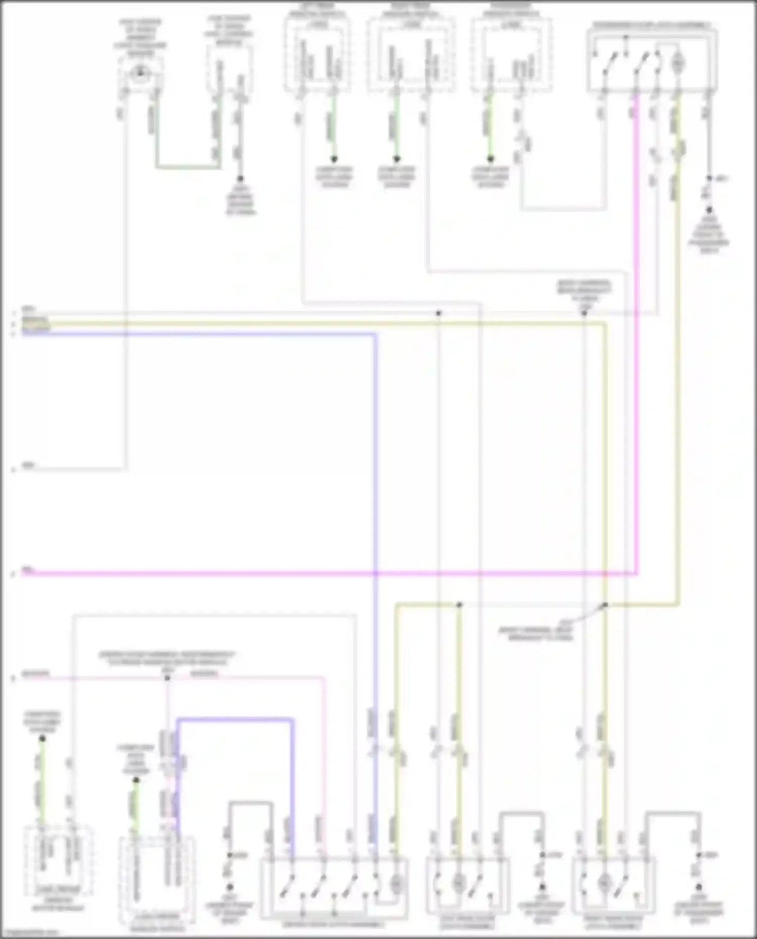 Terrain GMC II (2017-2021): Forced entry circuit, w/o passive keyless entry (2 of 2)