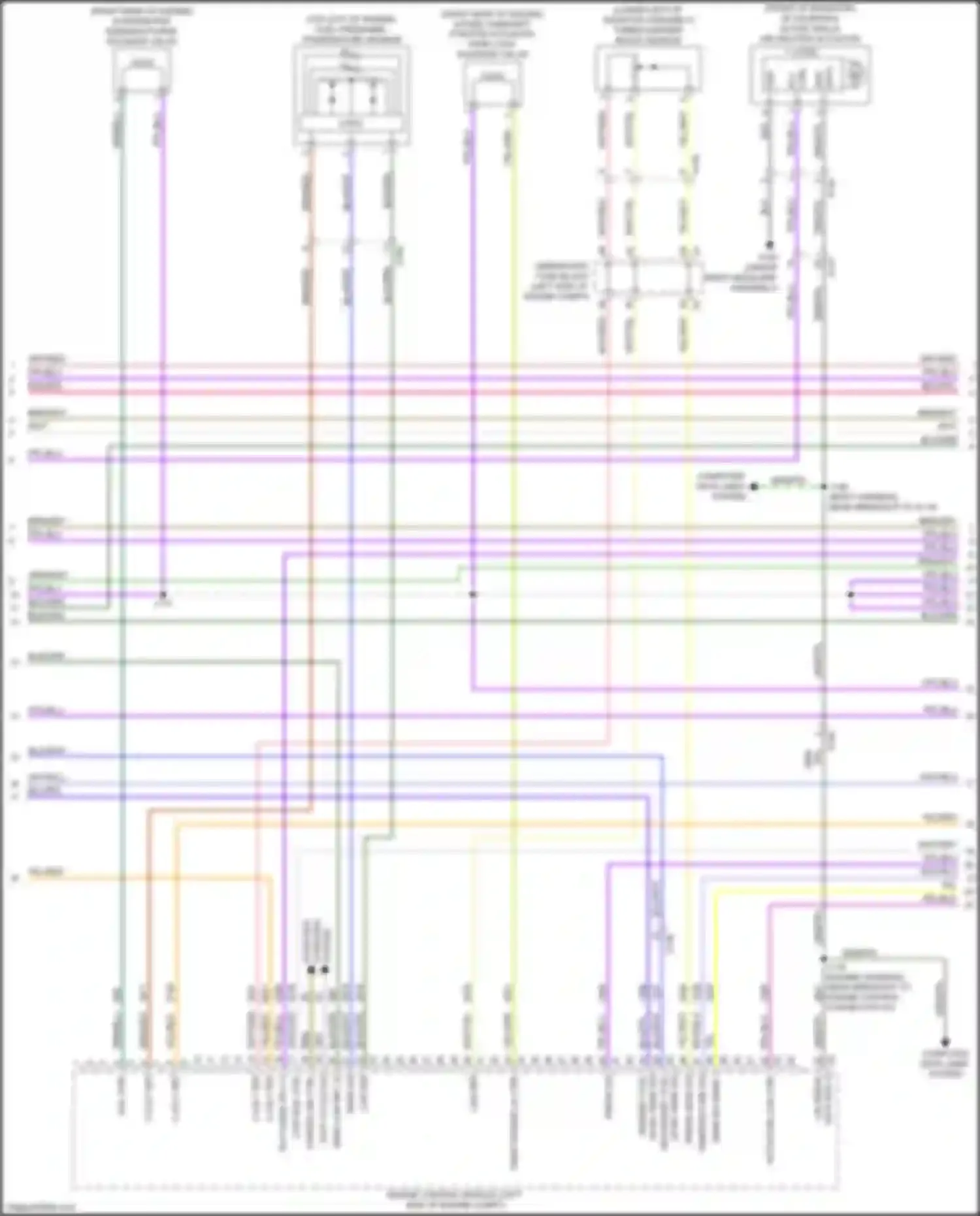 Terrain GMC II (2017-2021): Wiring diagram engine performance 1.5l vin v (3 of 7)