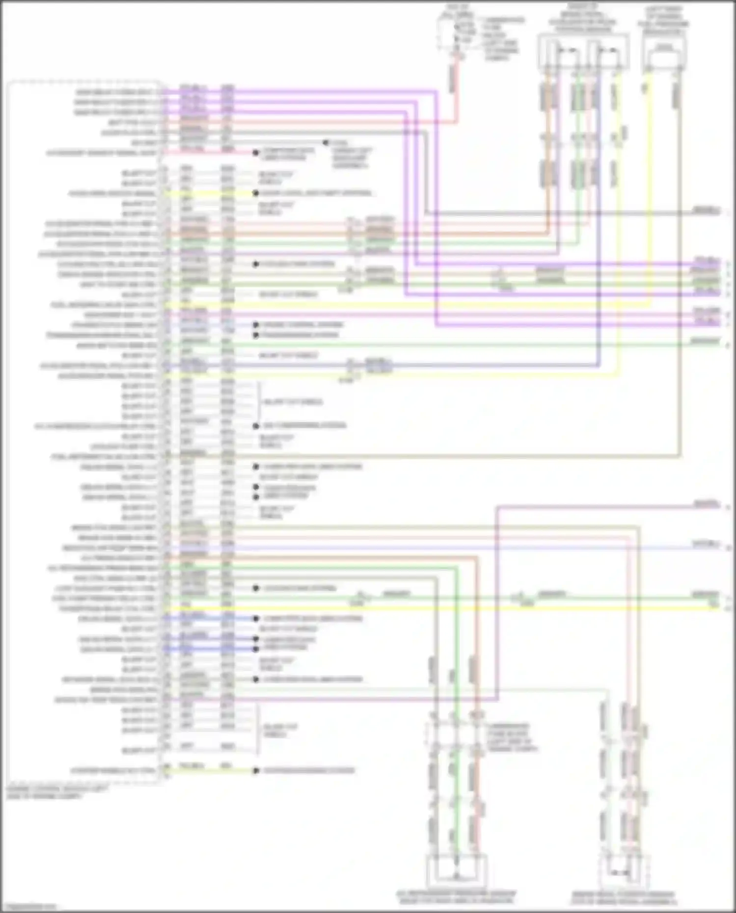 Terrain GMC II (2017-2021): Wiring diagram engine performance 1.6l vin u (1 of 9)