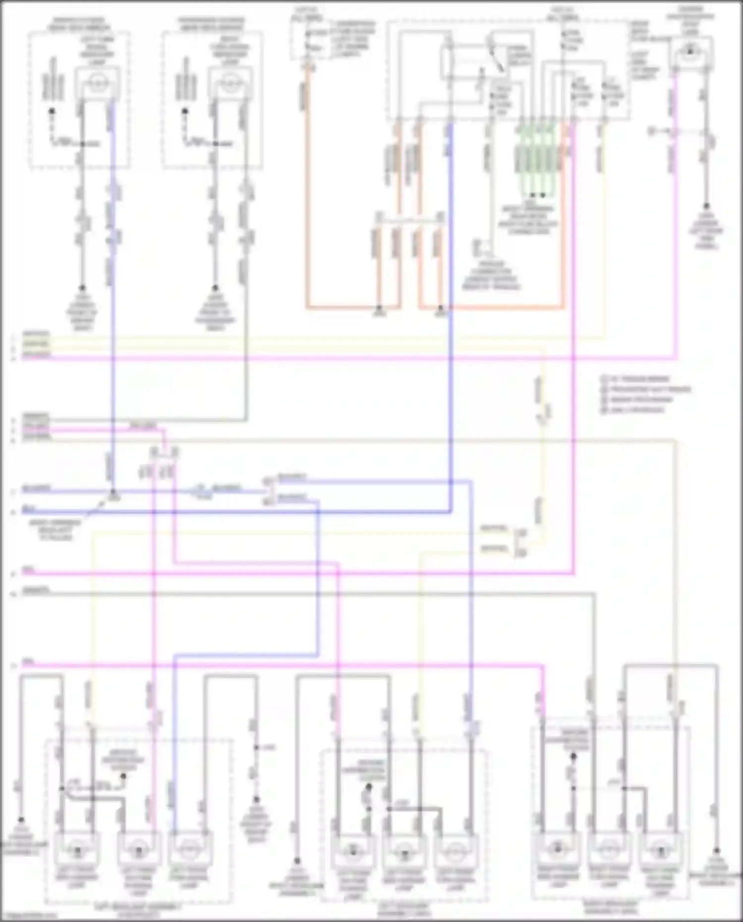 Terrain GMC II (2017-2021): Exterior lamps circuit (3 of 3)