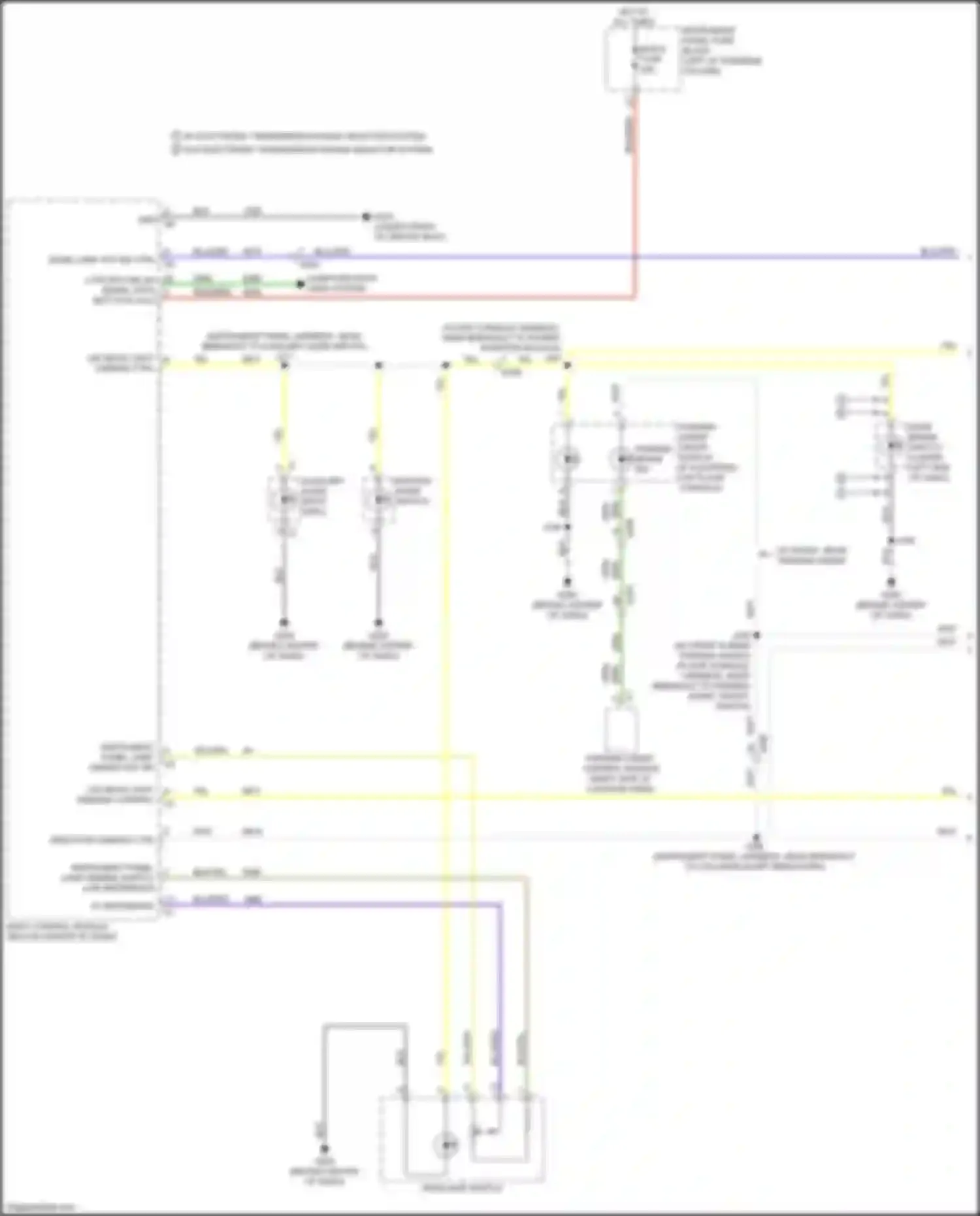 Terrain GMC II (2017-2021): Instrument illumination circuit (1 of 3)