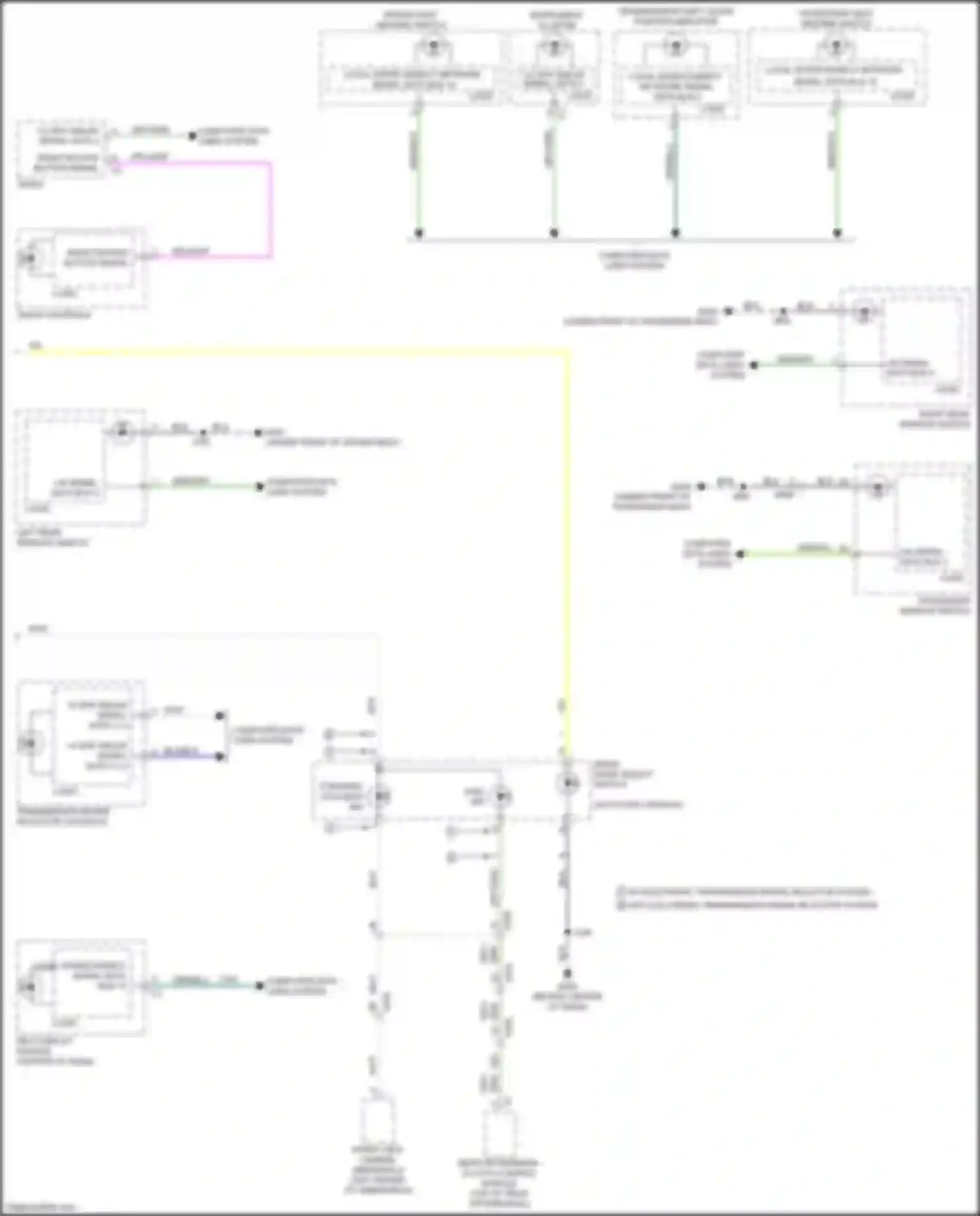 Terrain GMC II (2017-2021): Instrument illumination circuit (3 of 3)