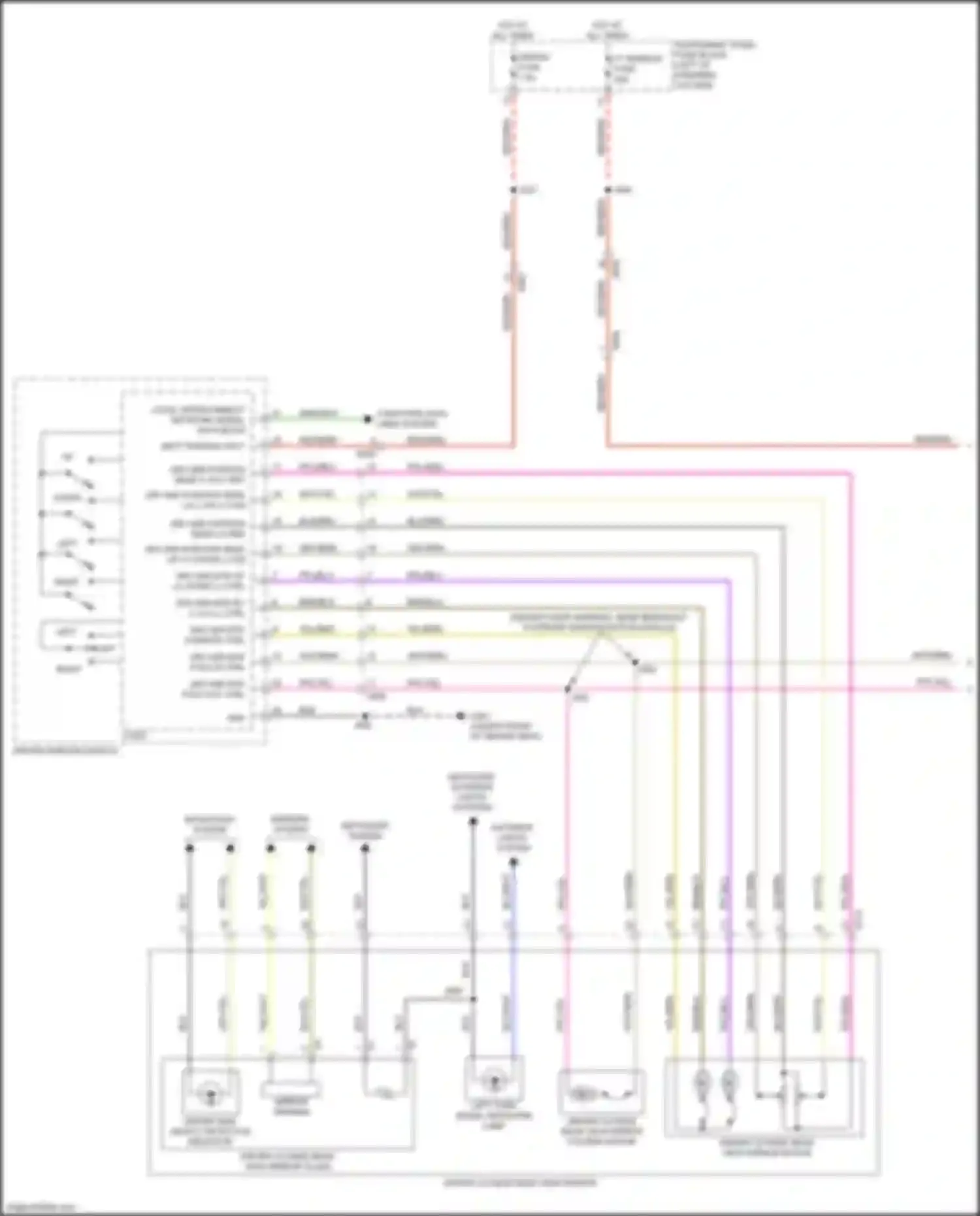 Terrain GMC II (2017-2021): Memory mirrors circuit (1 of 2)