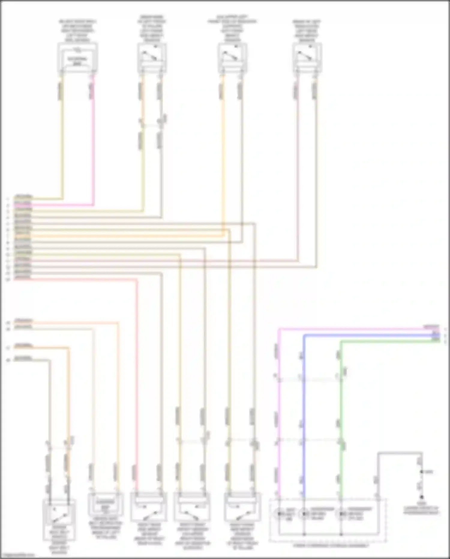 Terrain GMC II (2017-2021): Supplemental restraints circuit (2 of 3)