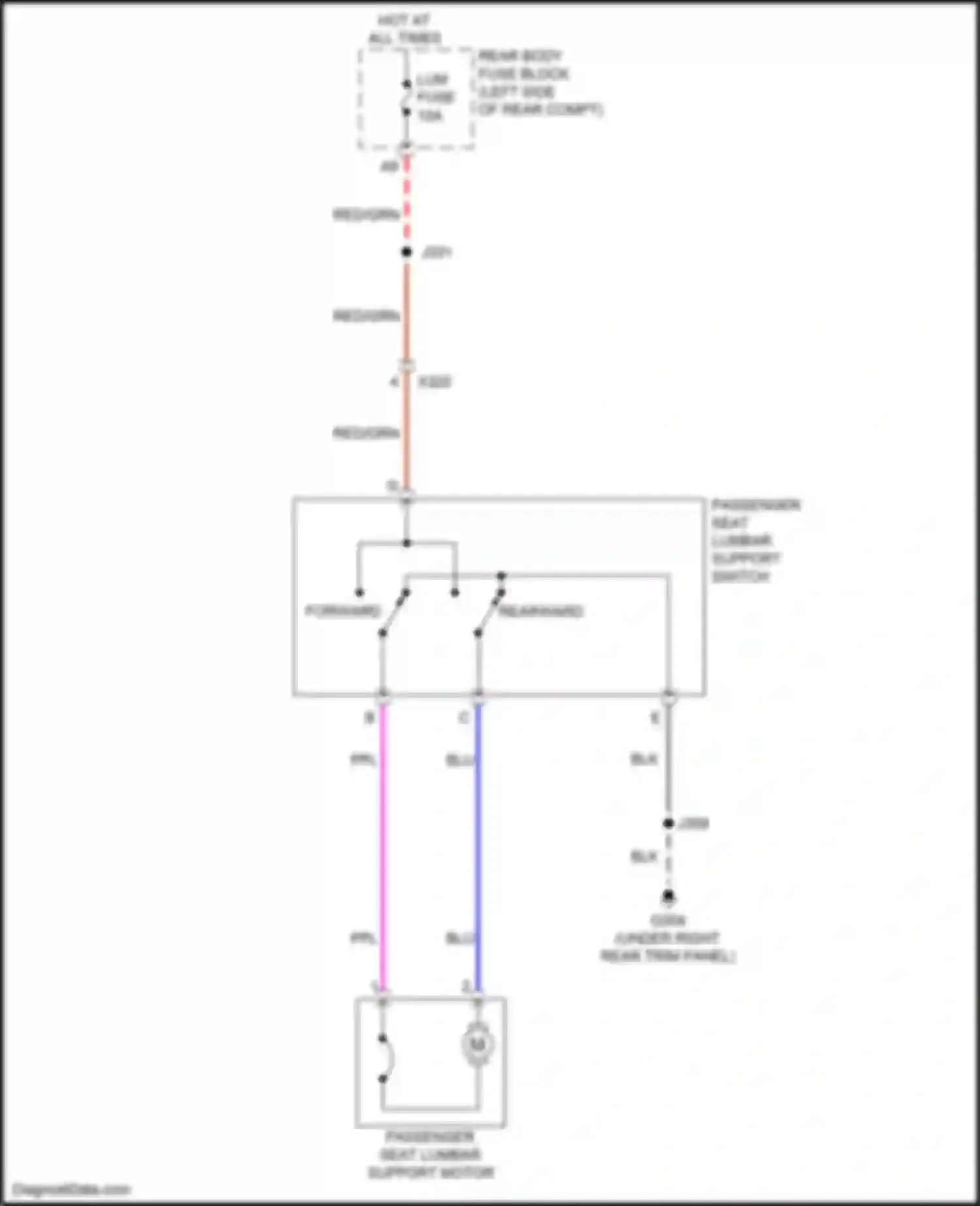Wiring diagram blk for GMC Terrain II (2017-2021) (100 of 146)