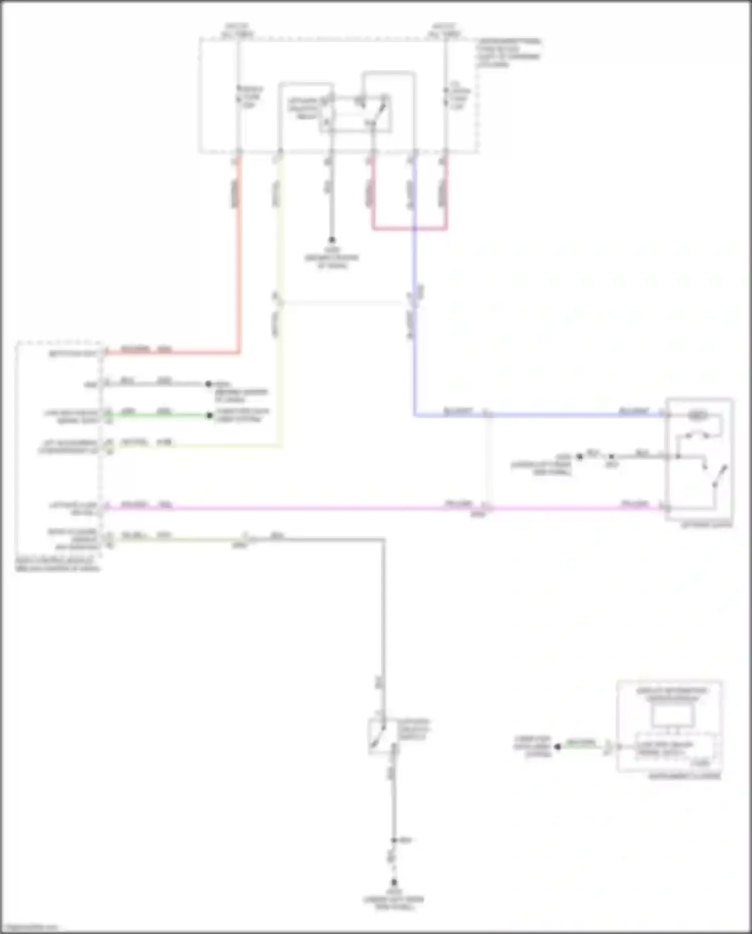 Wiring diagram blu/wht for GMC Terrain II (2017-2021) (23 of 54)