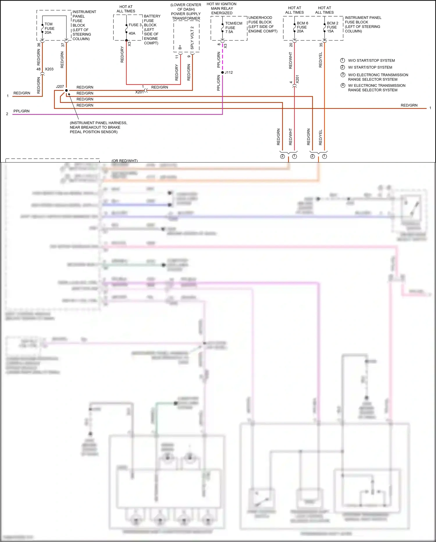 GMC Terrain II (2017-2021) ctrl wiring diagram  (1 of 10)