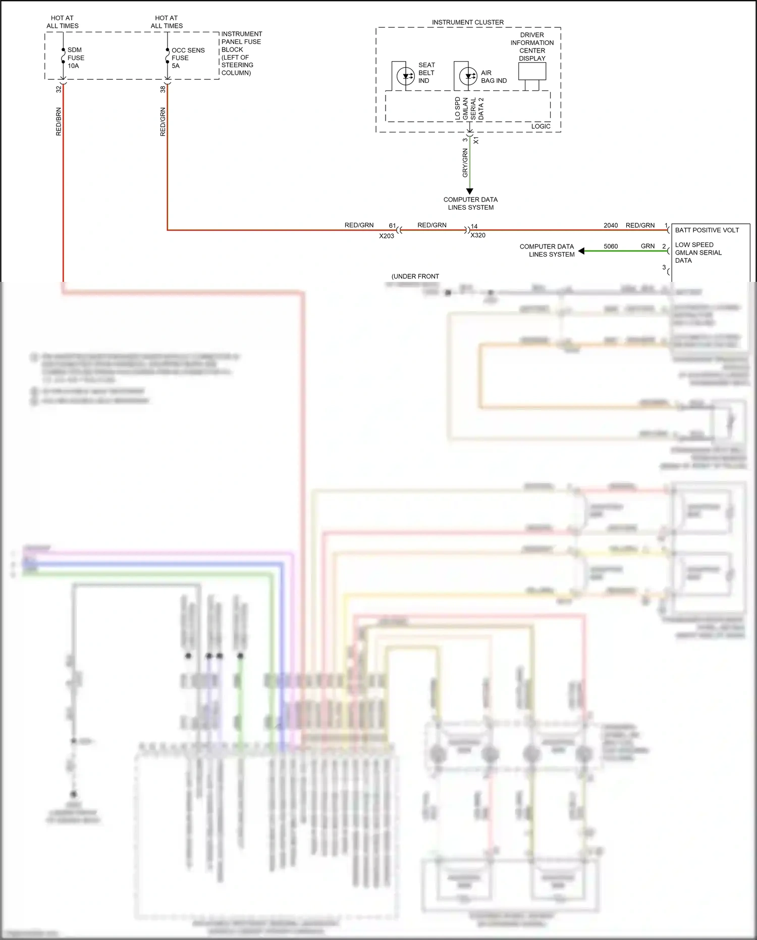 GMC Terrain II (2017-2021) data 2 (+) wiring diagram  (7 of 8)