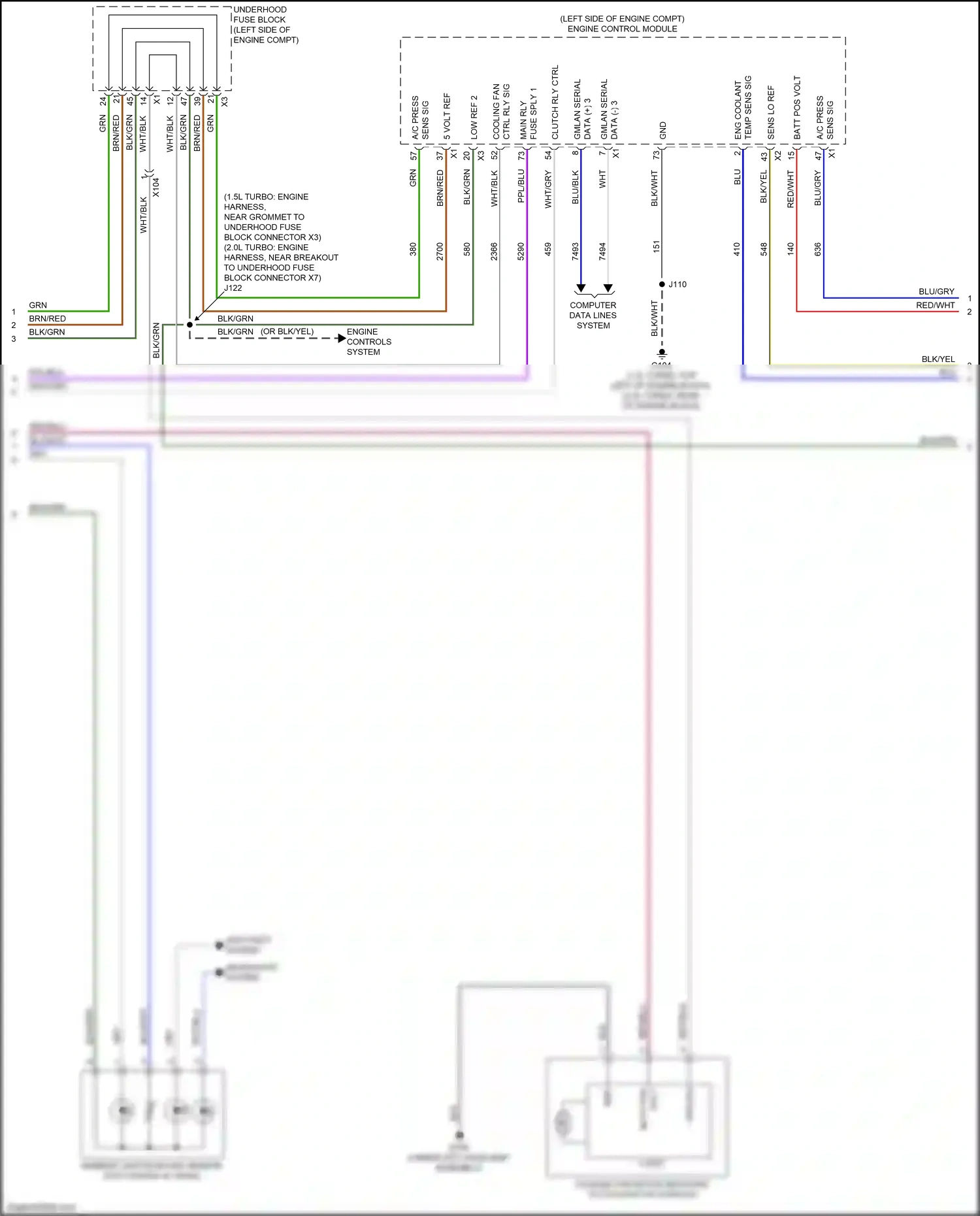 GMC Terrain II (2017-2021) data (-) (3) wiring diagram  (2 of 4)