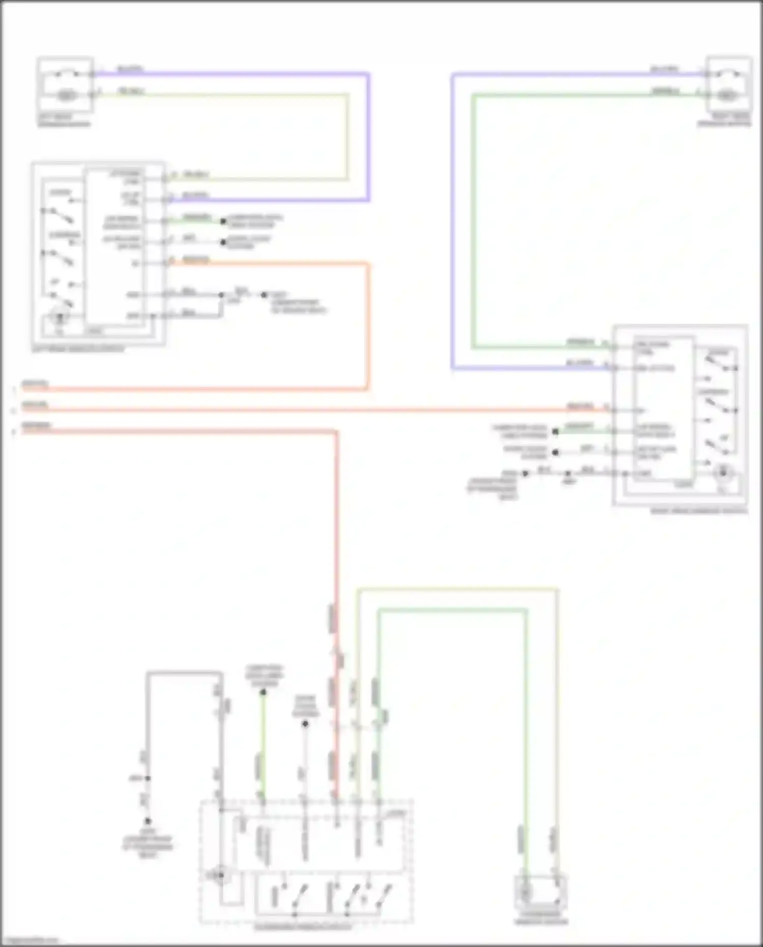 Wiring diagram down ctrl for GMC Terrain II (2017-2021) (2 of 2)