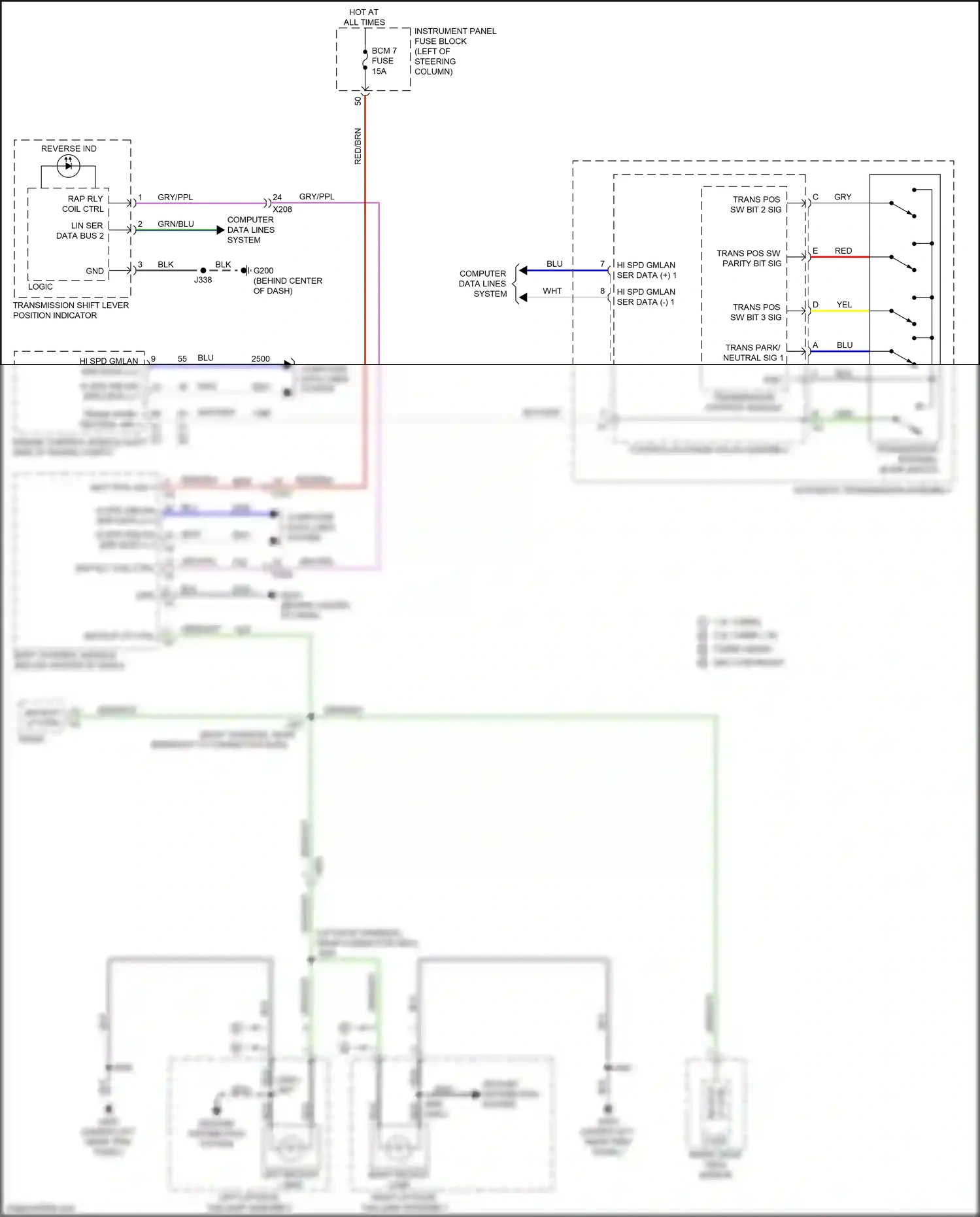 GMC Terrain II (2017-2021) engine control module (left side of engine compt) wiring diagram  (2 of 17)