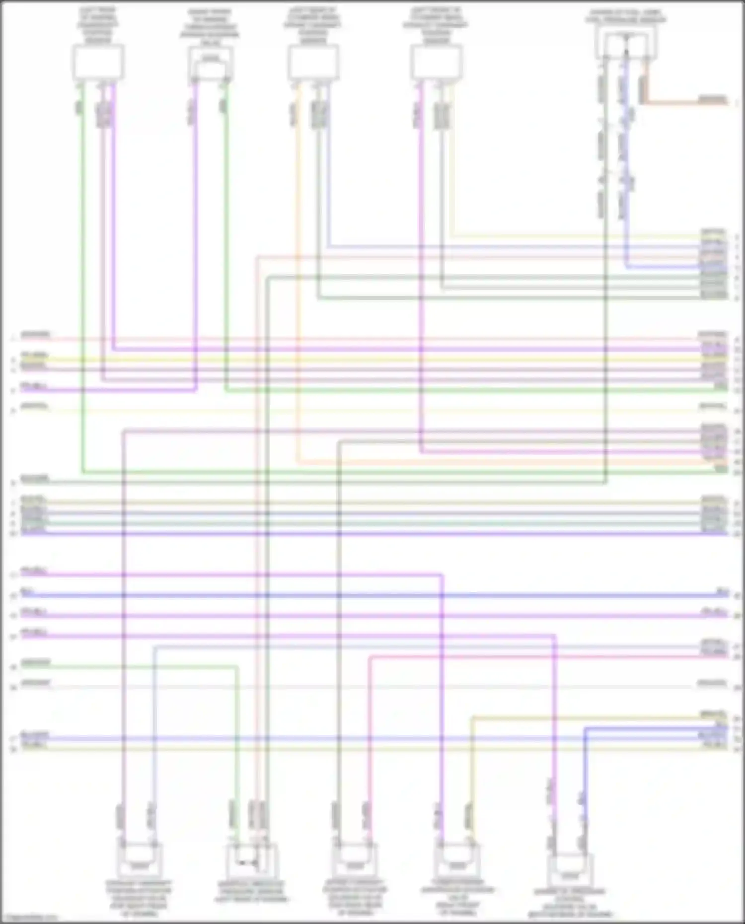 Wiring diagram engine oil pressure control solenoid valve for GMC Terrain II (2017-2021) (4 of 4)