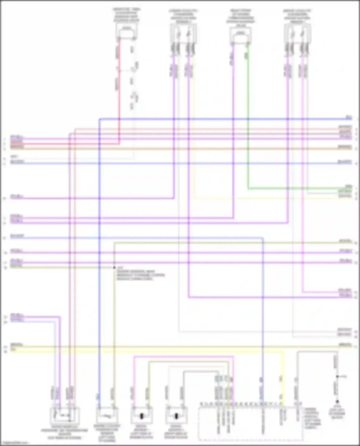 Wiring diagram intake manifold pressure, air temperature sensor for GMC Terrain II (2017-2021) (1 of 2)