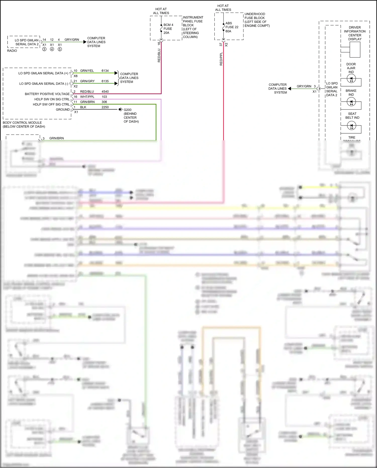 GMC Terrain II (2017-2021) logic wiring diagram  (10 of 71)