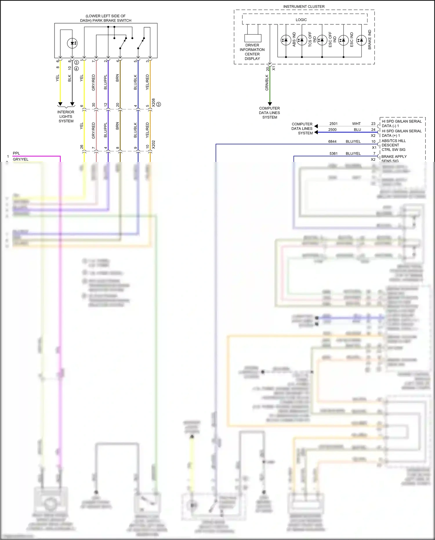 GMC Terrain II (2017-2021) logic wiring diagram  (1 of 71)