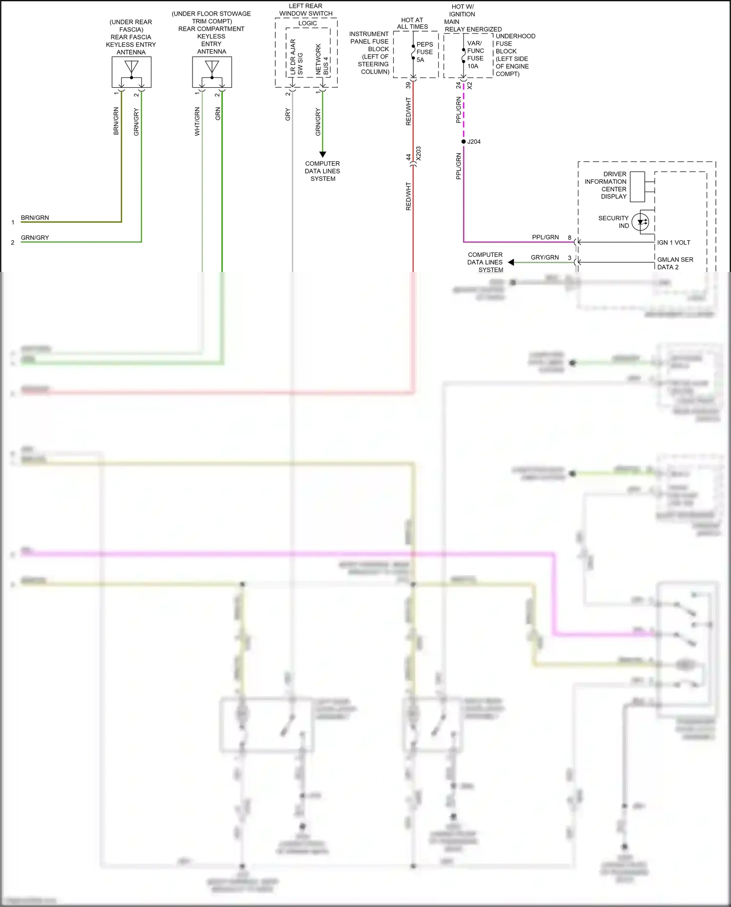 GMC Terrain II (2017-2021) logic wiring diagram  (15 of 71)
