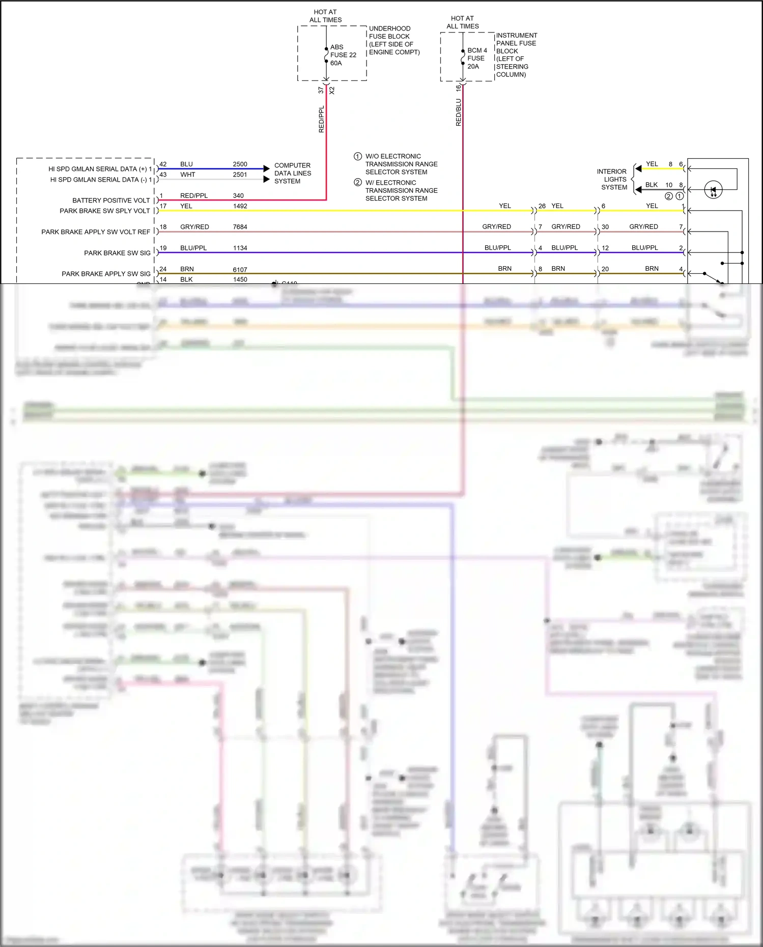 GMC Terrain II (2017-2021) logic wiring diagram  (5 of 71)