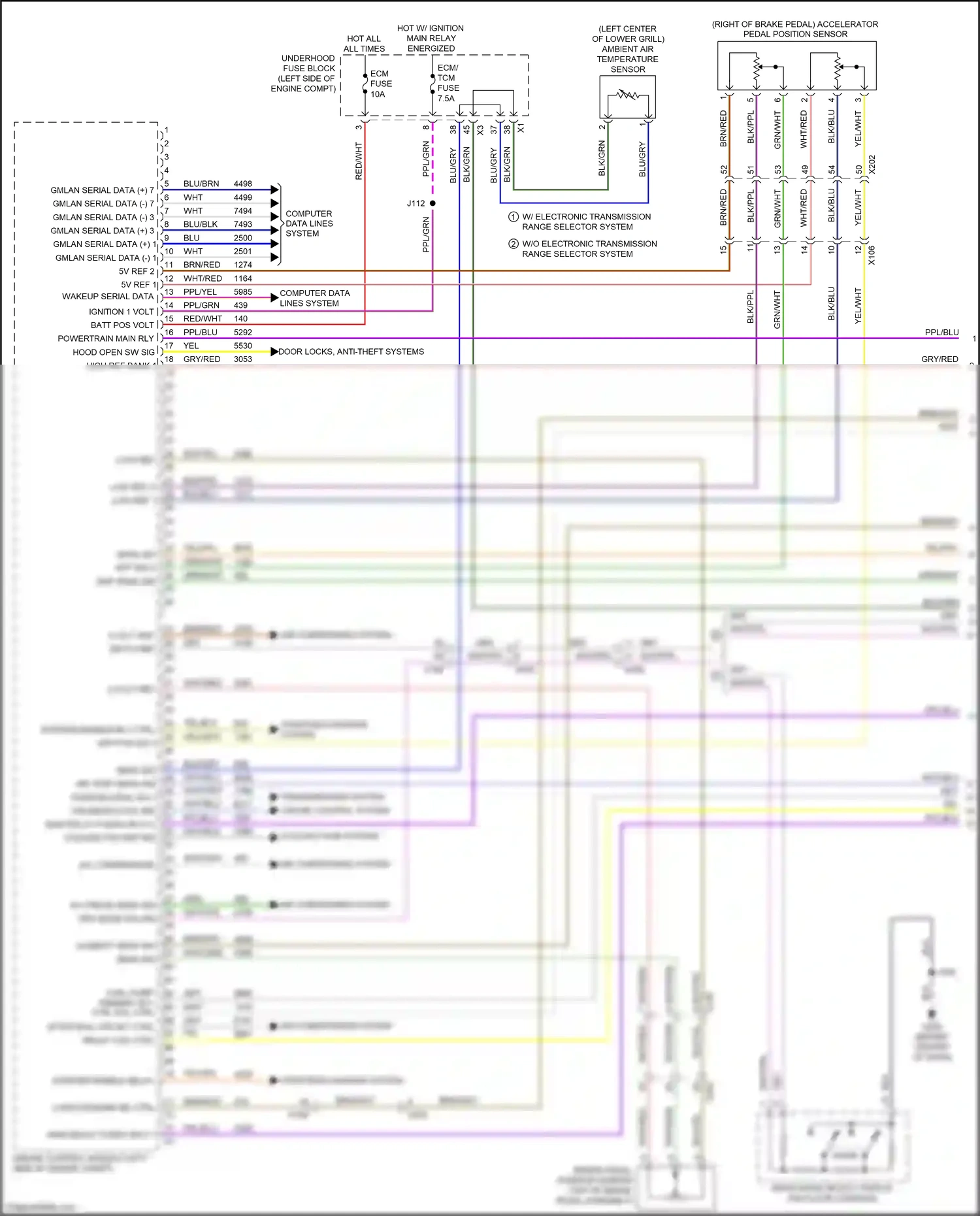 GMC Terrain II (2017-2021) low ref (1) wiring diagram  (3 of 4)