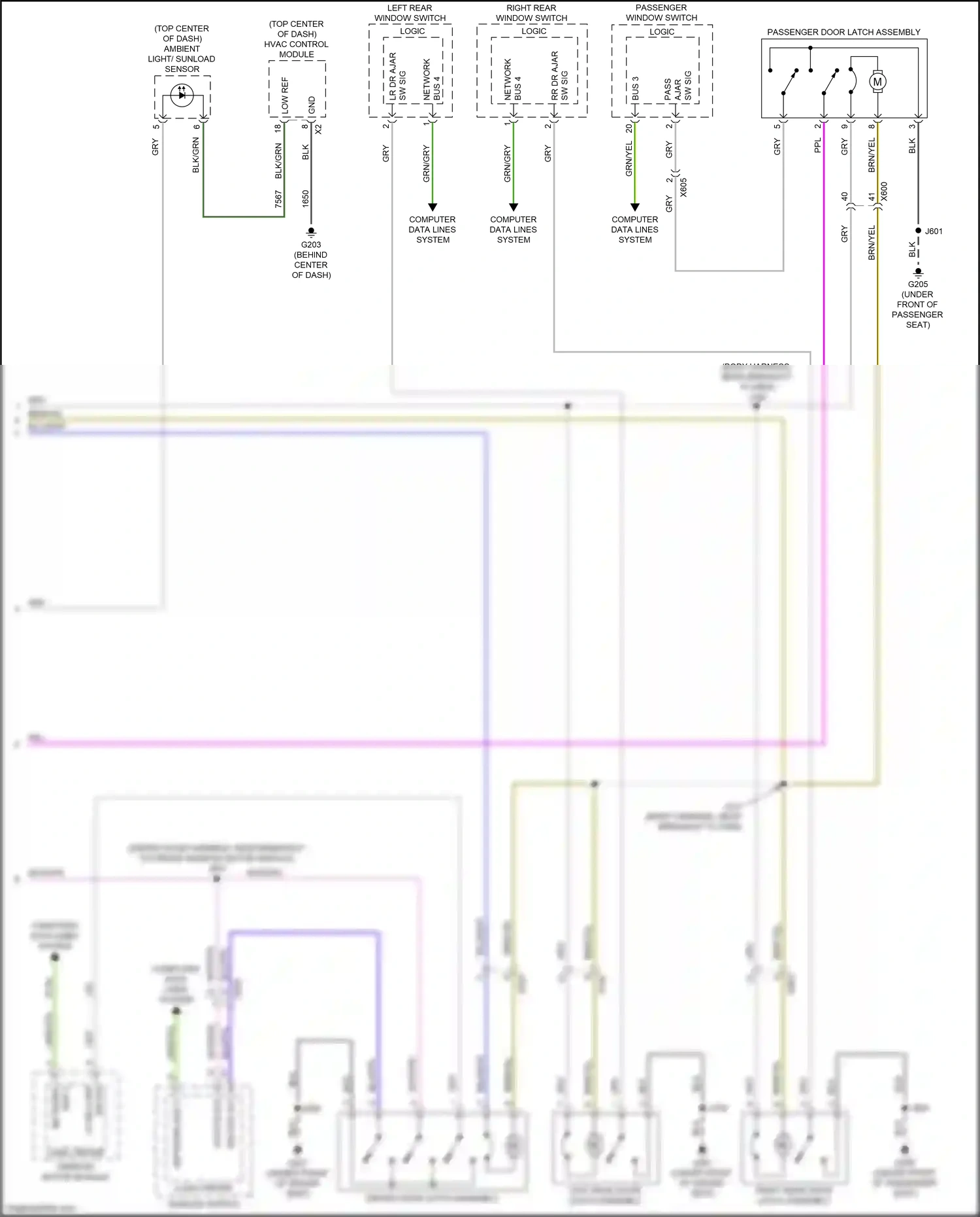 GMC Terrain II (2017-2021) network wiring diagram  (2 of 8)