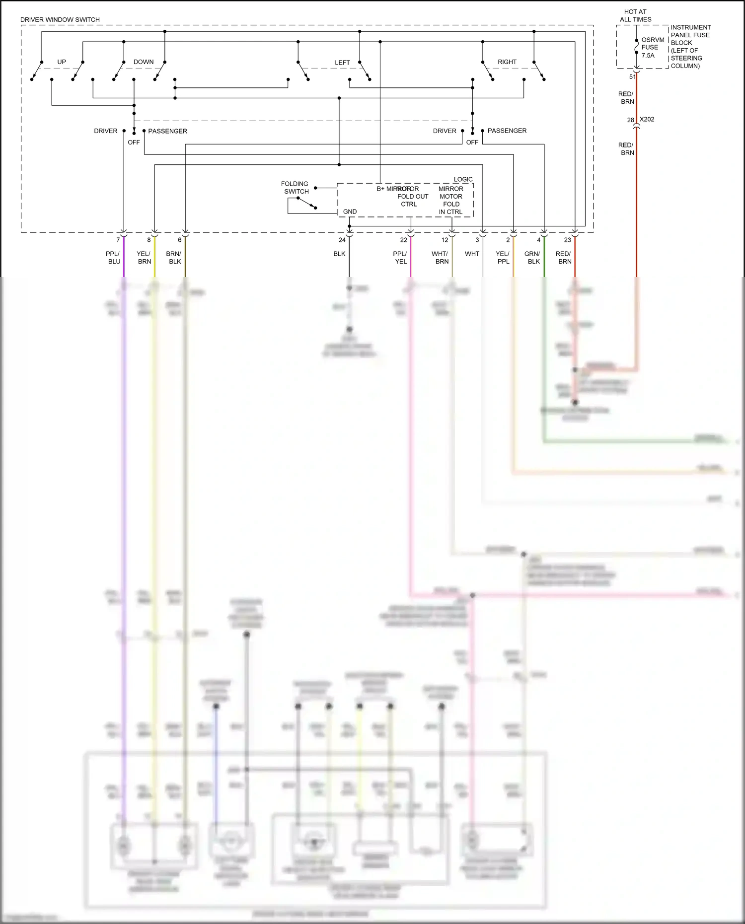 GMC Terrain II (2017-2021) off wiring diagram  (3 of 3)