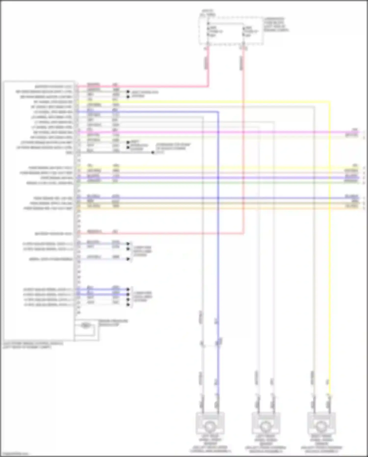 Wiring diagram park brake sw sig for GMC Terrain II (2017-2021) (1 of 3)