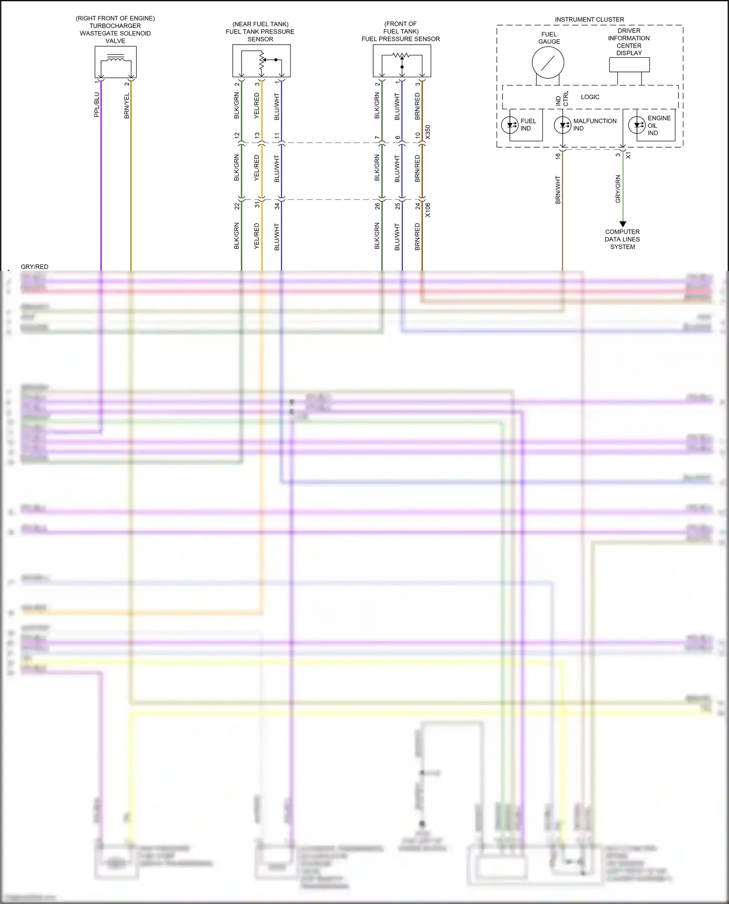 GMC Terrain II (2017-2021) ppl/blu wiring diagram  (27 of 44)