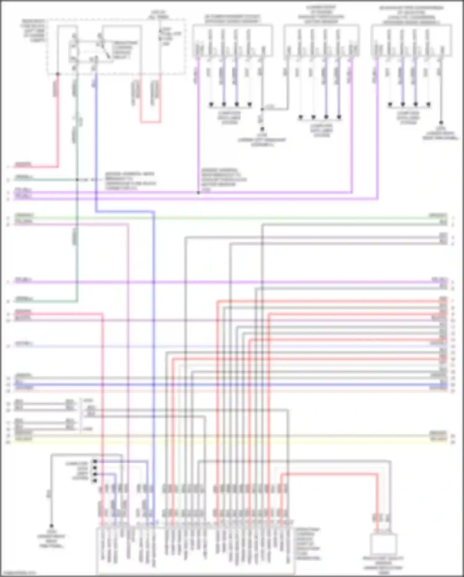 Wiring diagram reductant quality sensor for GMC Terrain II (2017-2021) (1 of 1)