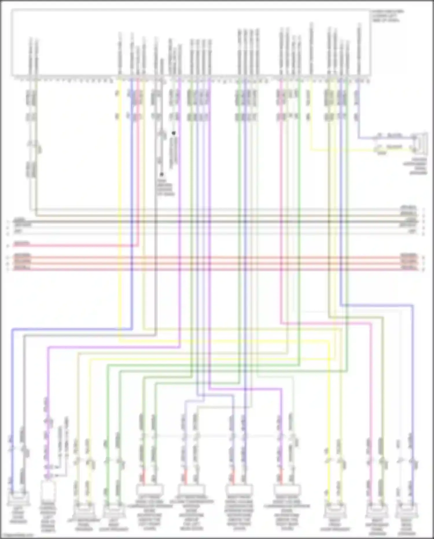 Wiring diagram right front door speaker for GMC Terrain II (2017-2021) (2 of 5)