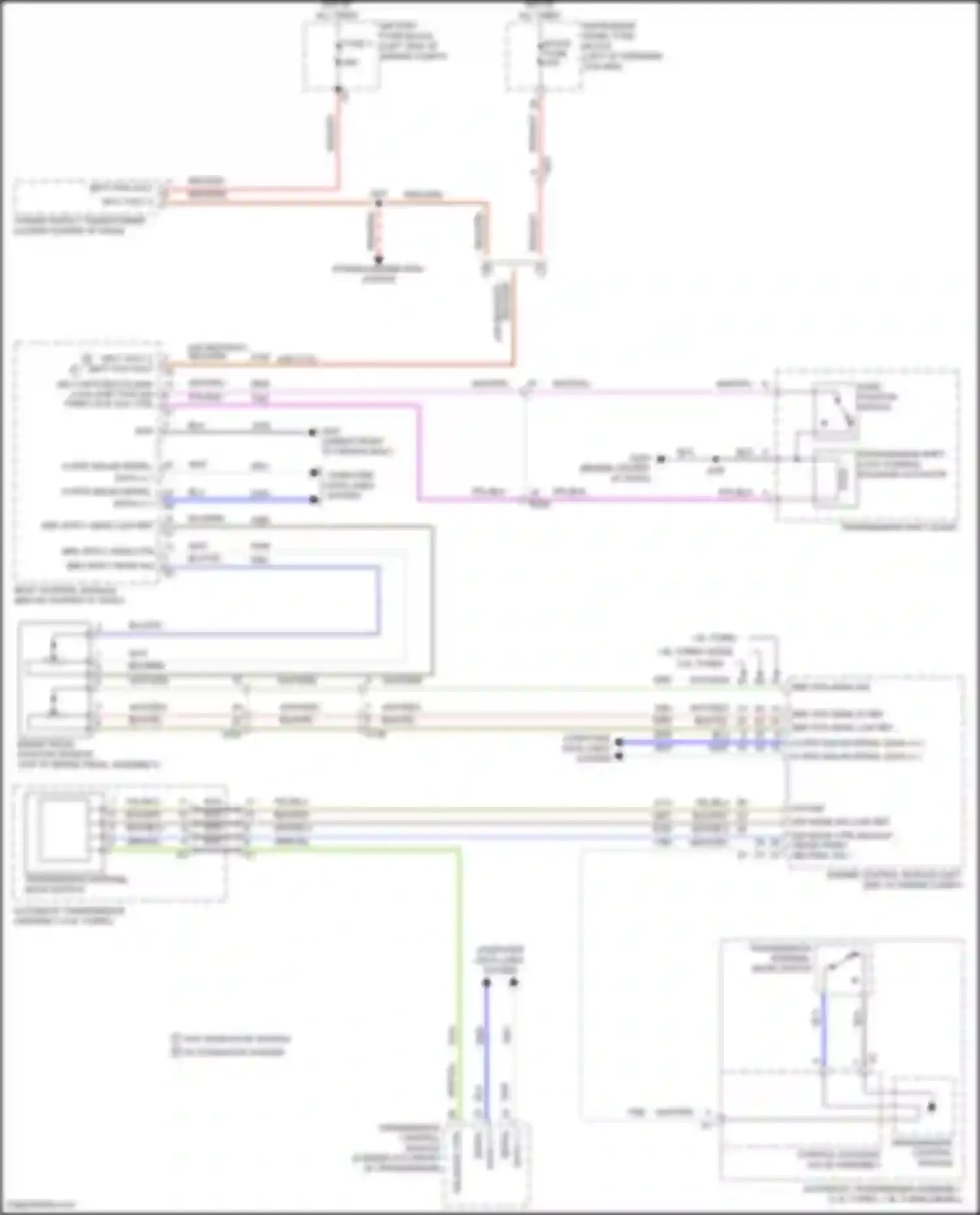 Wiring diagram sw mode ctrl backup trans park/ neutral sig 1 for GMC Terrain II (2017-2021) (1 of 1)