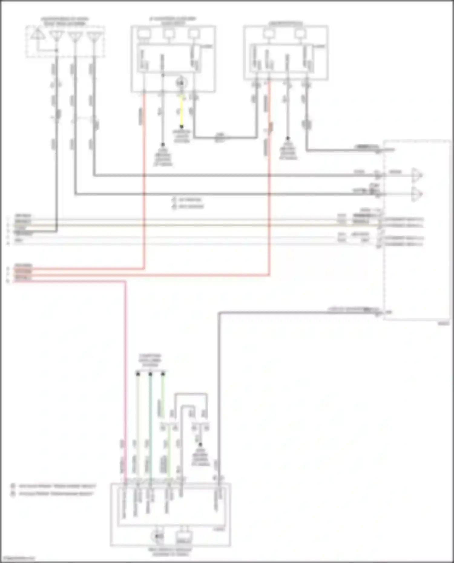 Wiring diagram usb bk usb serial data for GMC Terrain II (2017-2021) (1 of 2)