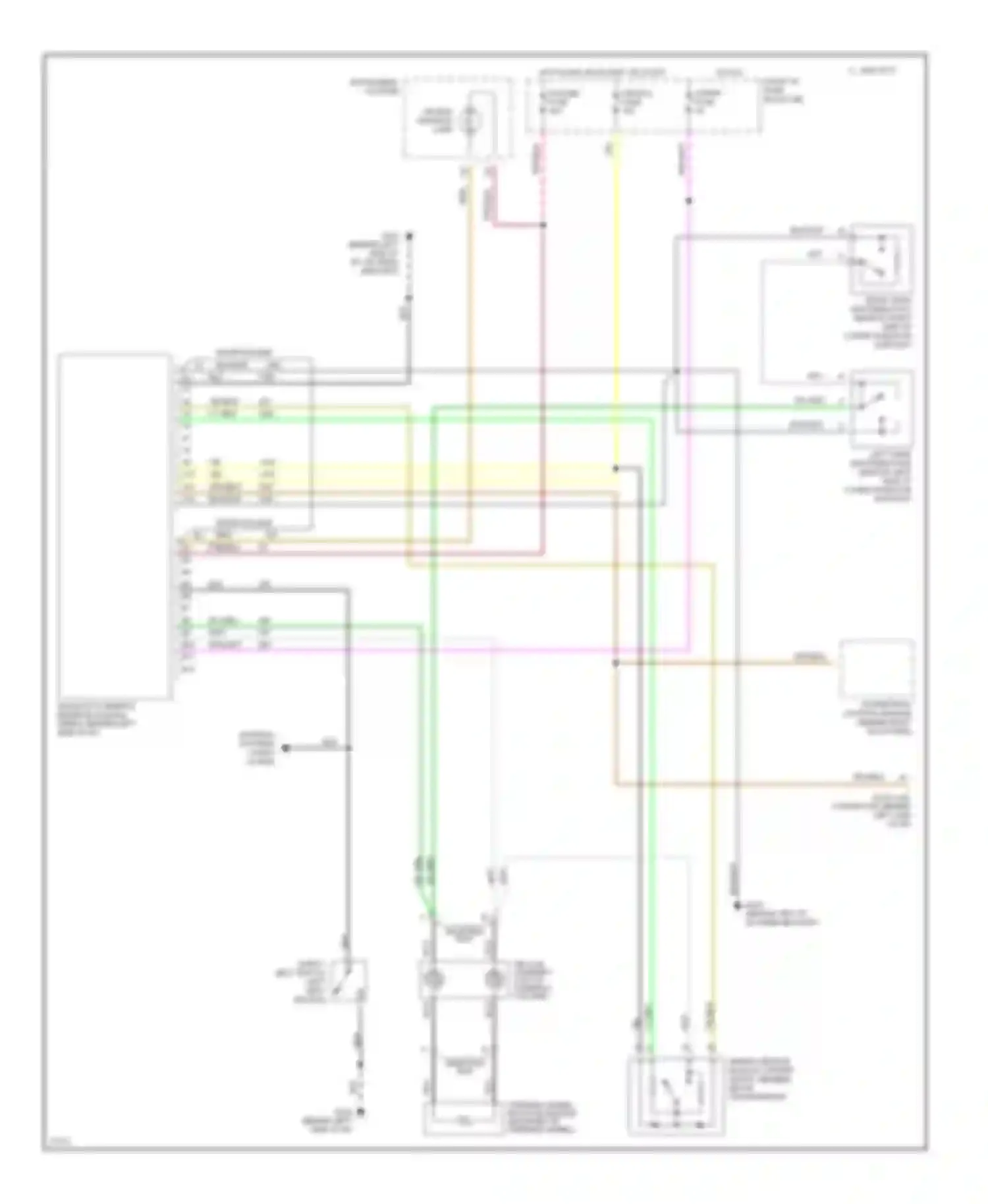 Vandura G1500 GMC  (1985-1995): Supplemental restraint circuit