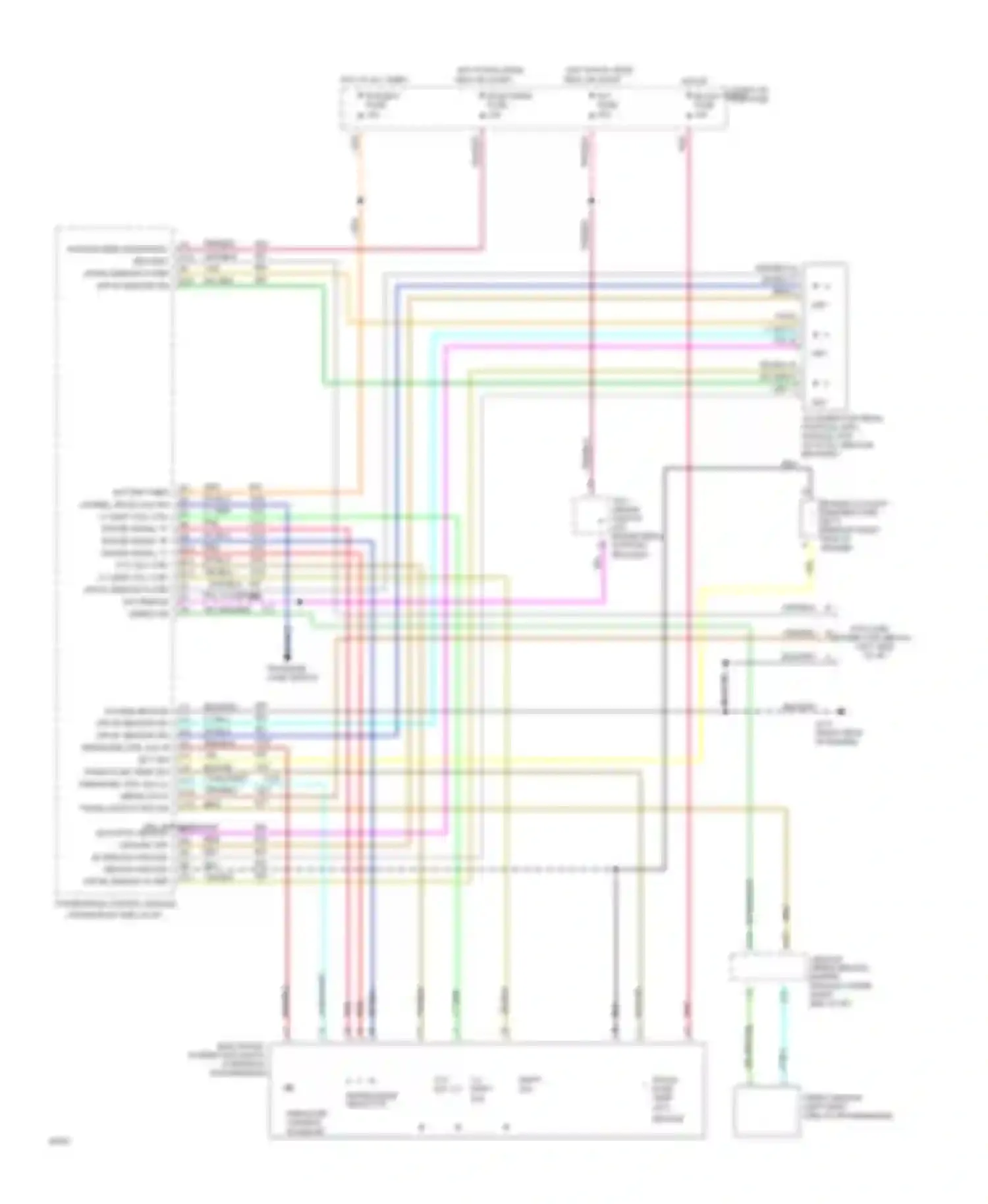Wiring diagram app #3 sensor sig for GMC Vandura G1500  (1985-1995) (2 of 4)