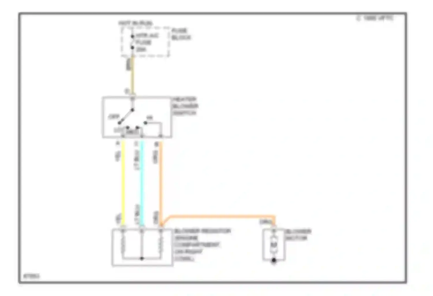 Wiring diagram fuse block for GMC Vandura G2500  (1985-1995) (135 of 194)