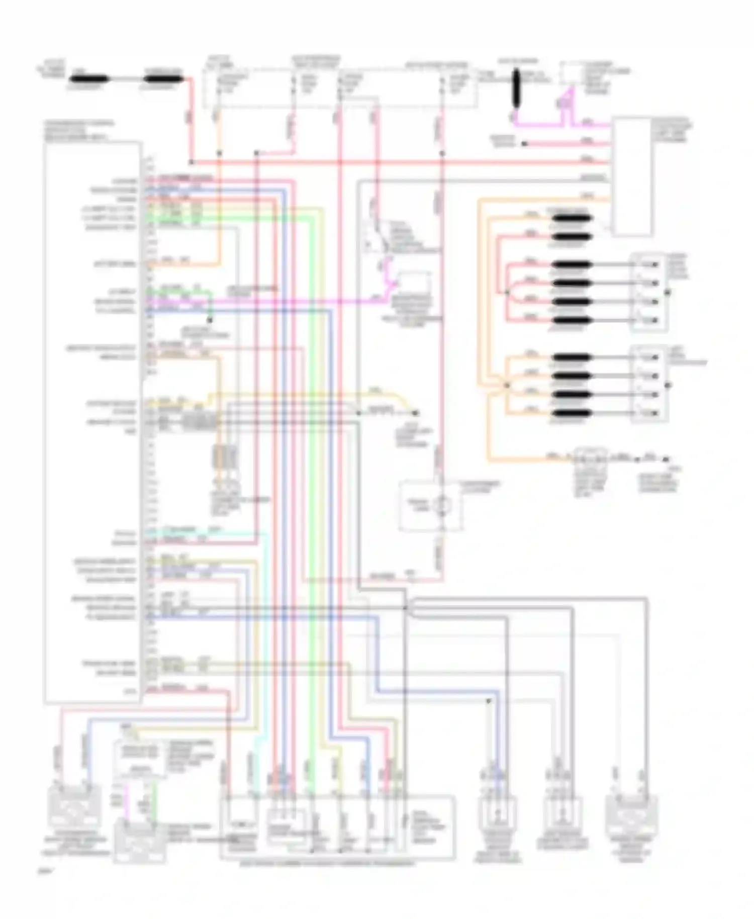 Wiring diagram glow plug wait lamp for GMC Vandura G2500  (1985-1995) (1 of 3)