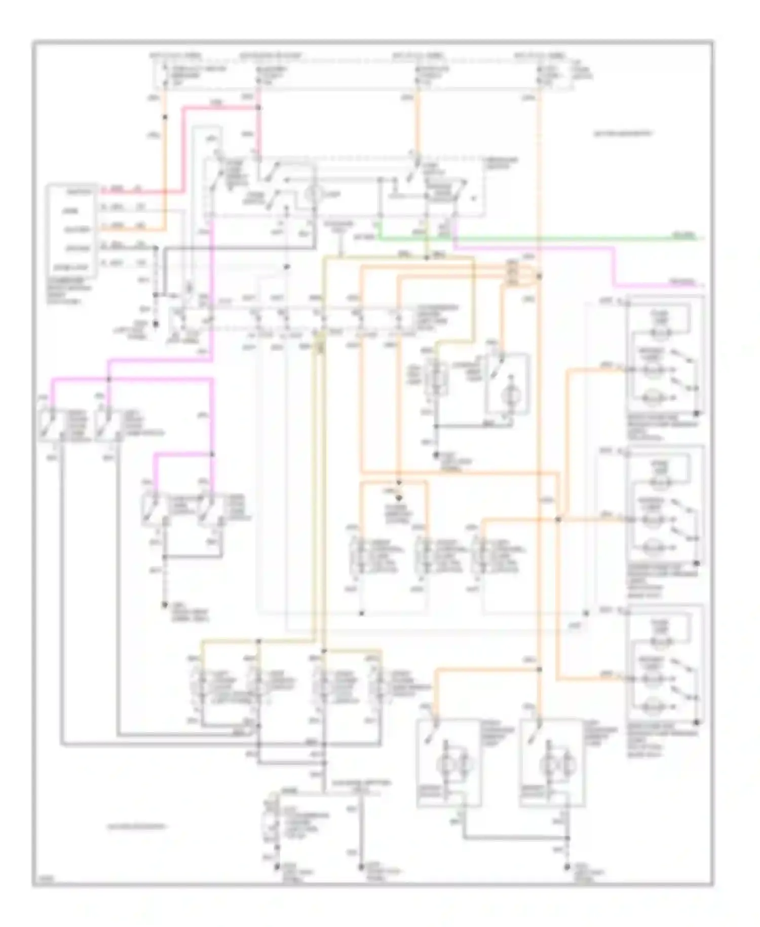 Vandura G3500 GMC  (1985-1996): Interior light circuit (1 of 3)