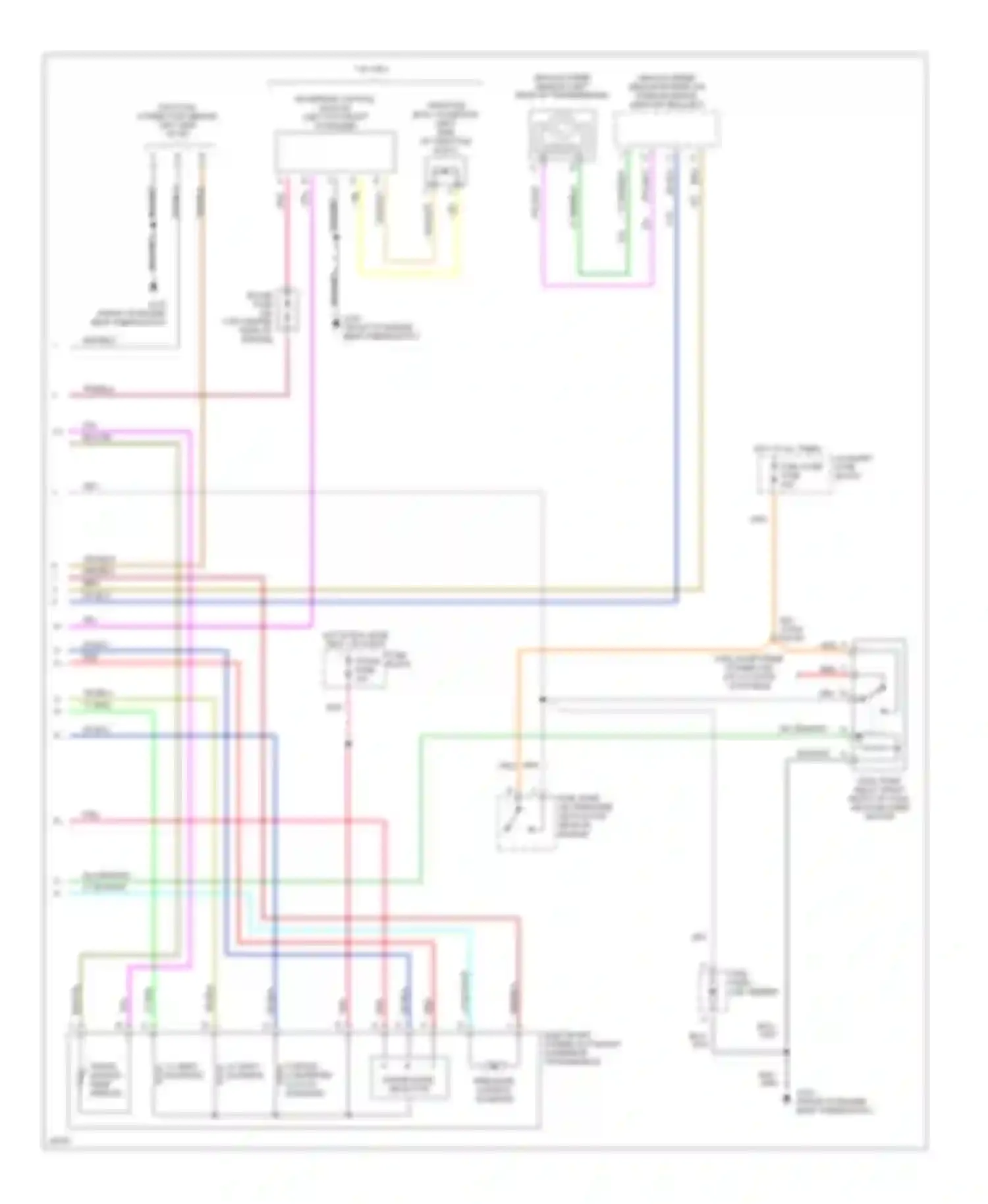 Wiring diagram electronic 4-speed automatic overdrive transmission for GMC Vandura G3500  (1985-1996) (2 of 28)
